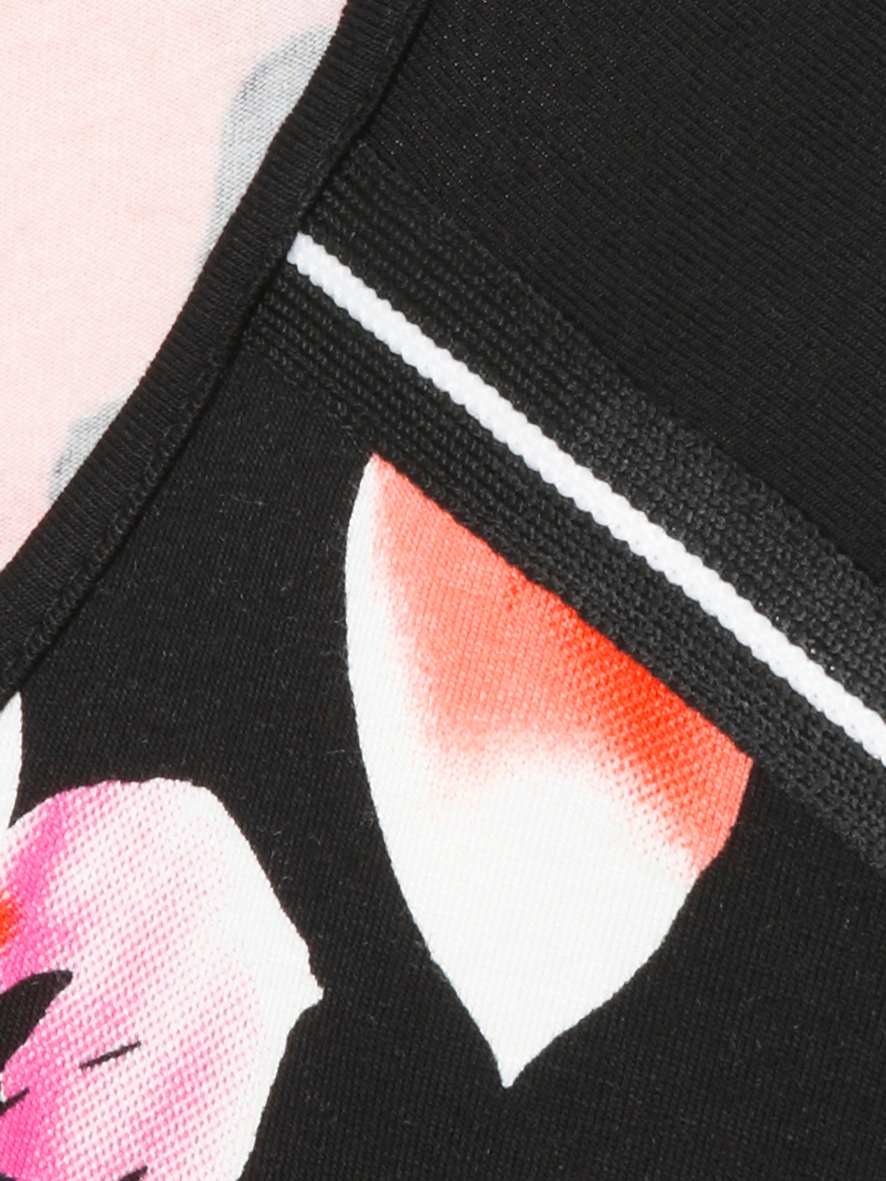 Via Appia Due Black Floral Top - Wardrobe Plus