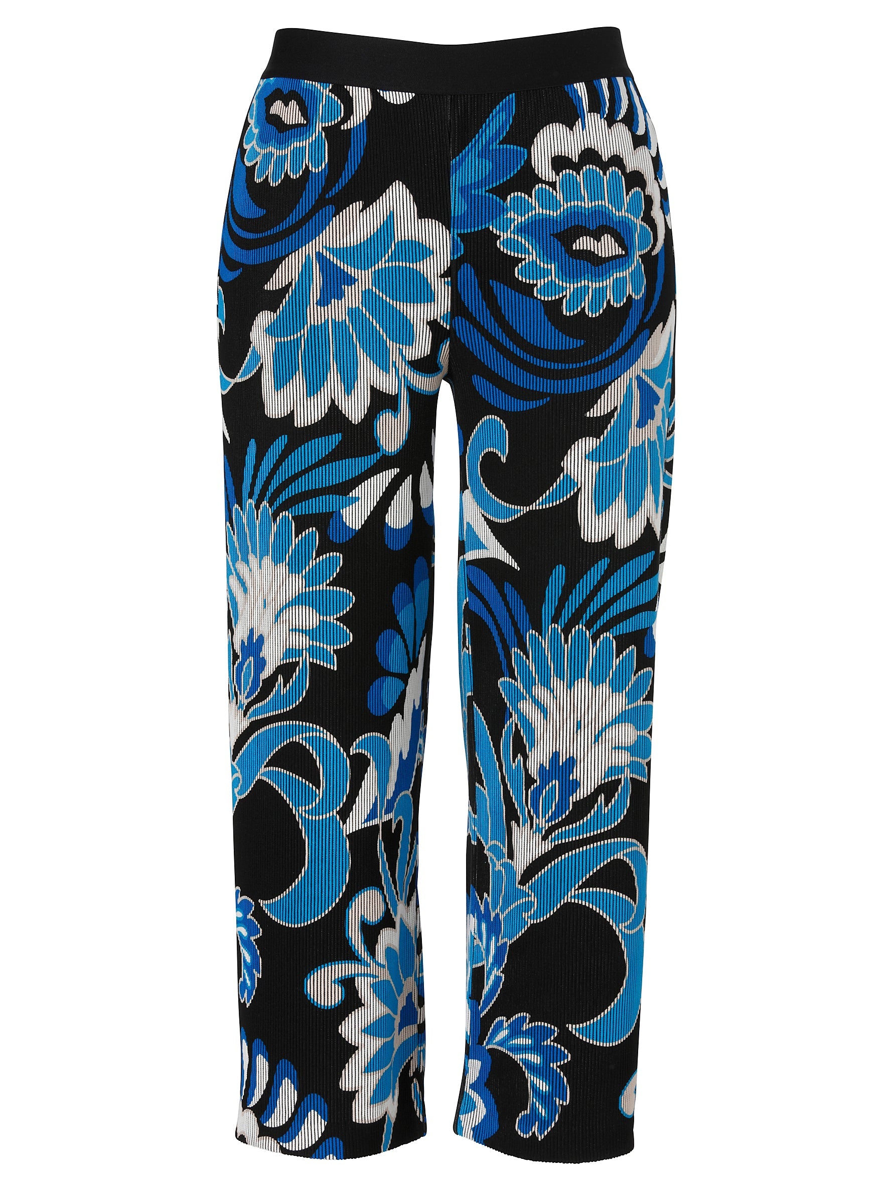 Via Appia Due Blue Ribbed Pants