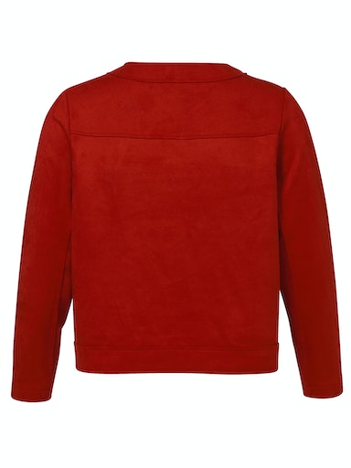 Via Appia Due Faux Suade Jacket