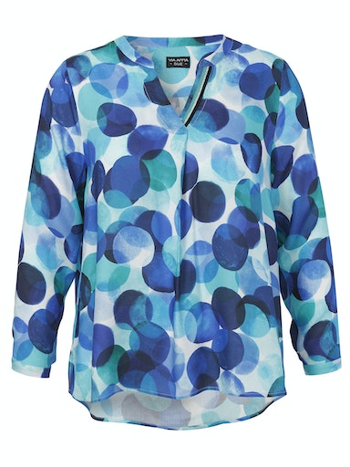 Via Appia Due Bubble V Neck Blouse