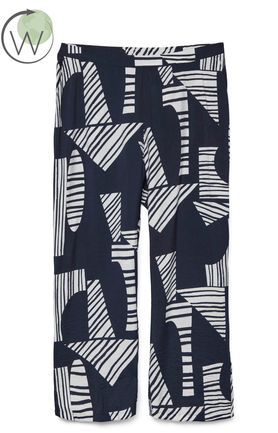 Vero Moda Curve Josie Trousers in Navy