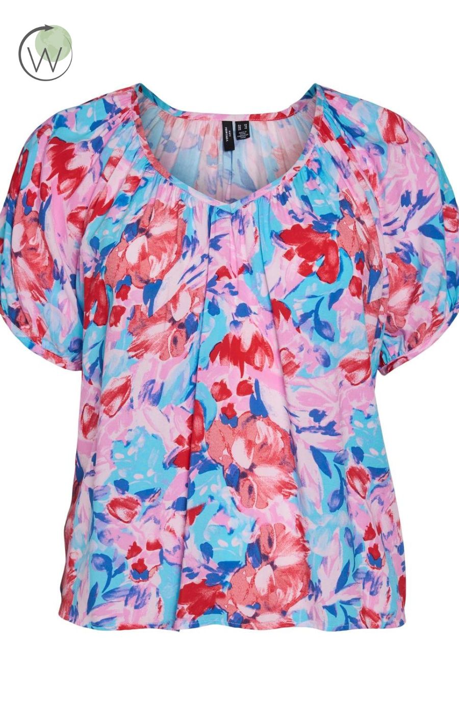 Vero Moda Curve Gia Floral Top