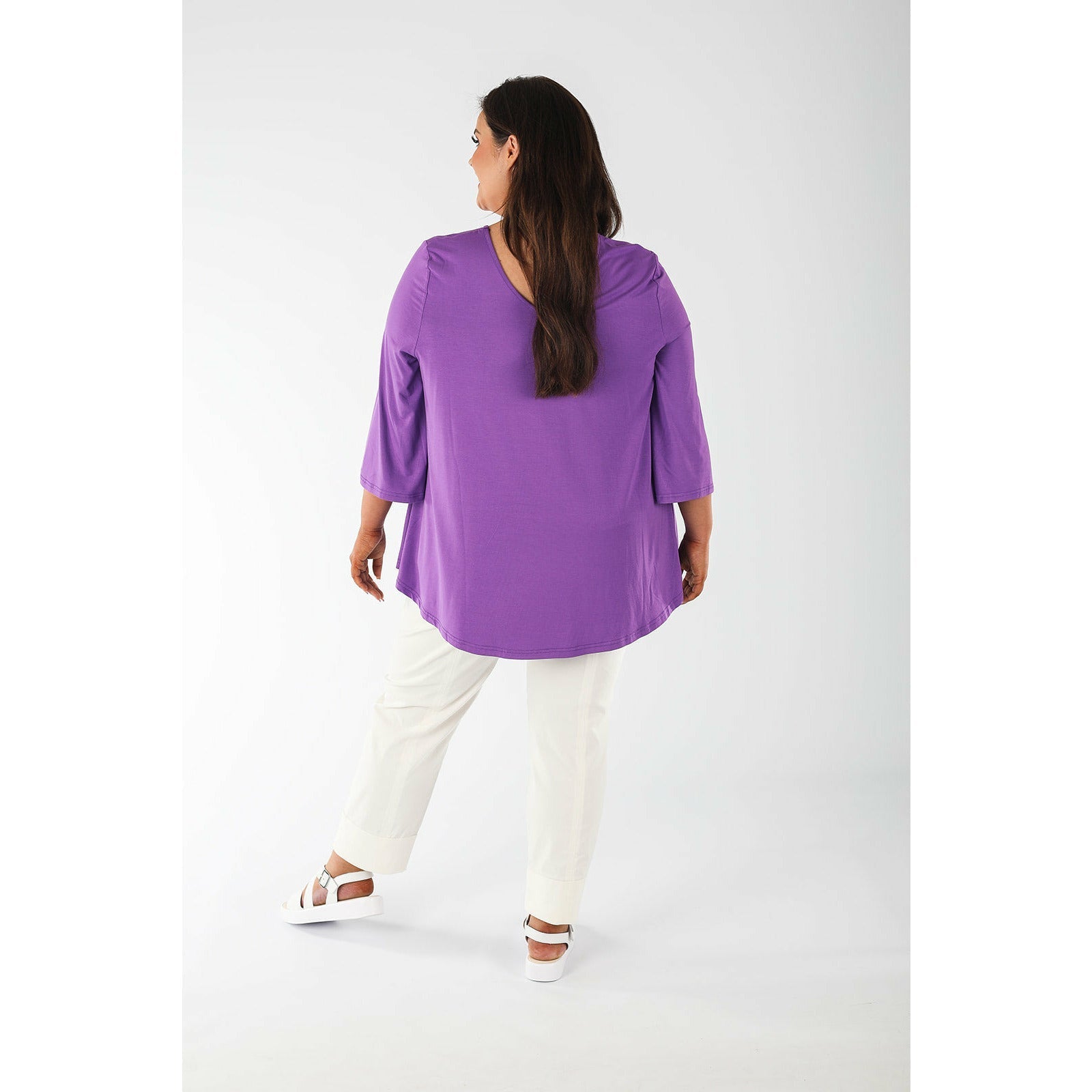 Mellomi Julie Reversible Top in Purple - Wardrobe Plus