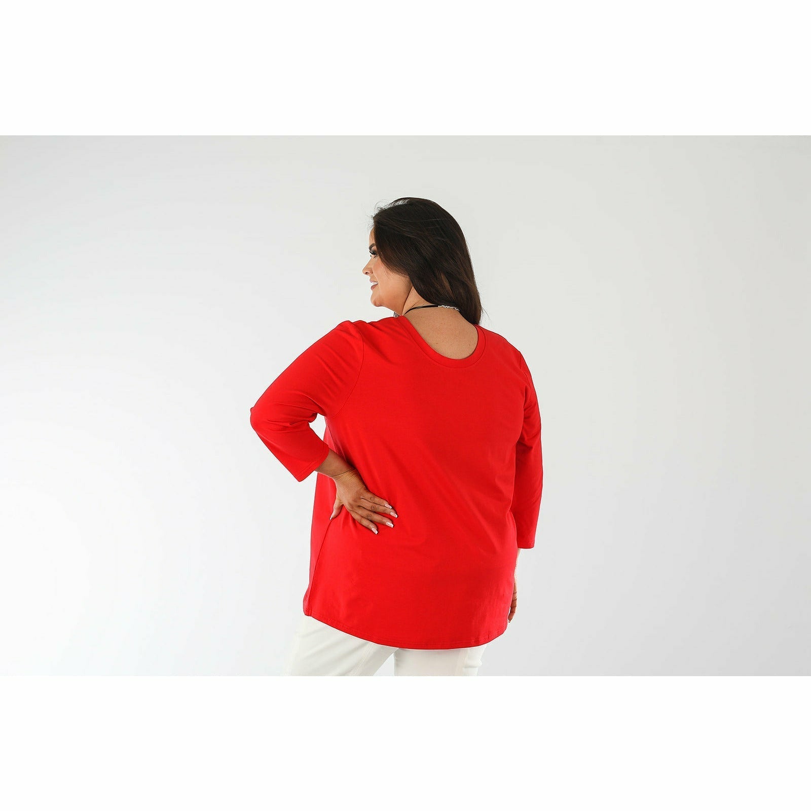 Mellomi Nicola Reversible Top in Red - Wardrobe Plus