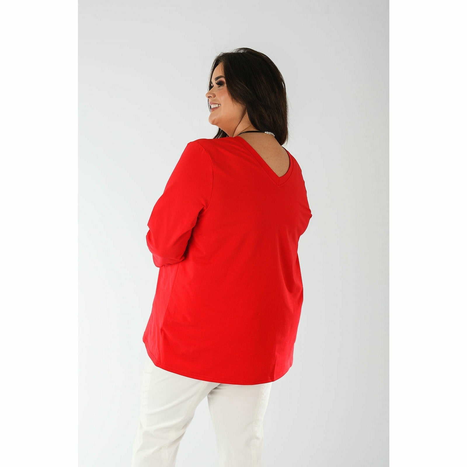 Mellomi Nicola Reversible Top in Red - Wardrobe Plus
