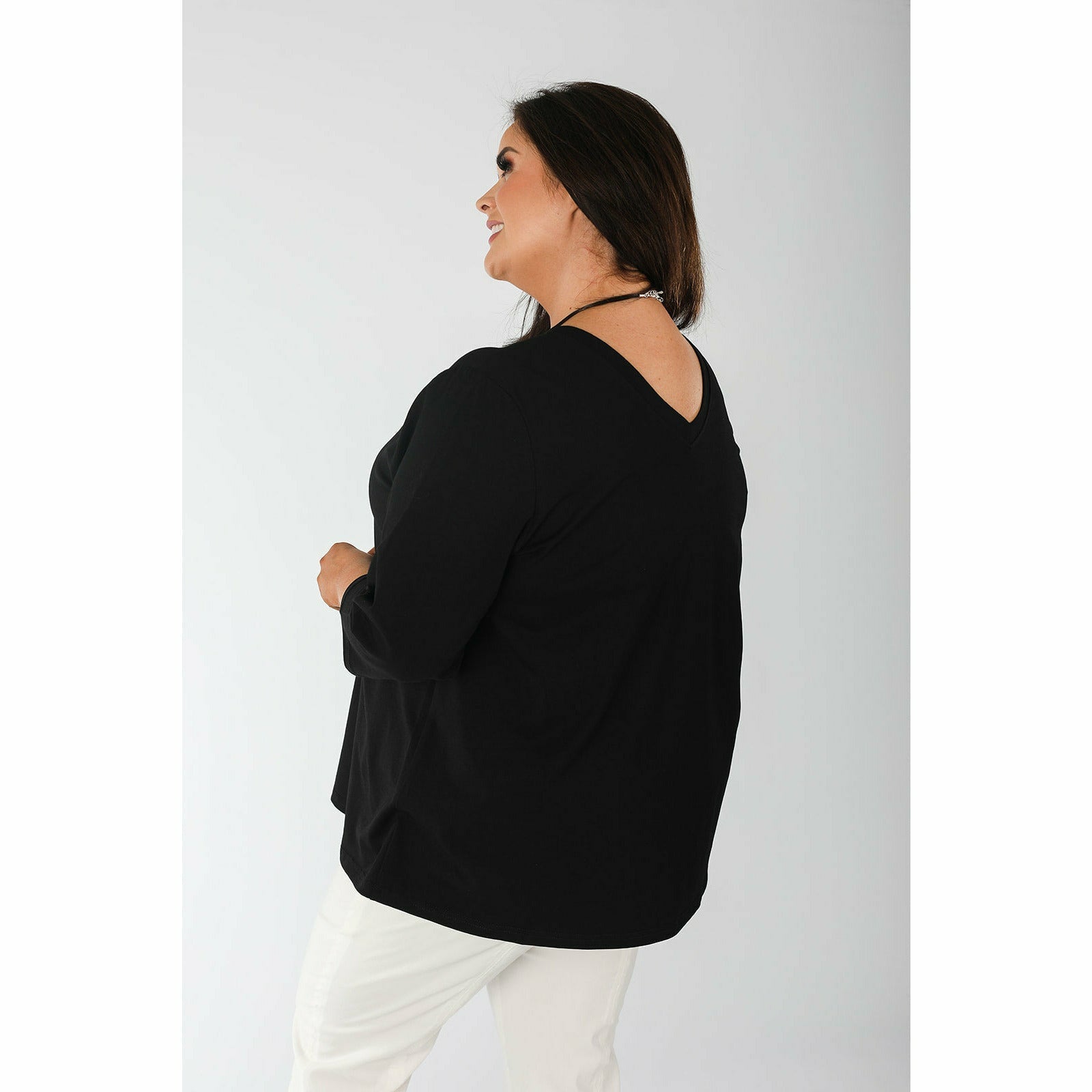 Mellomi Nicola Reversible Top in Black - Wardrobe Plus
