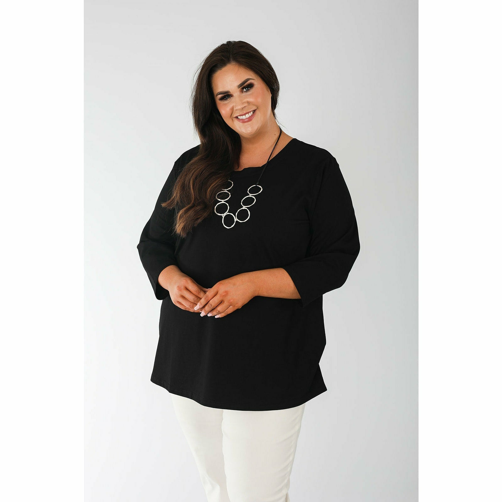 Mellomi Nicola Reversible Top in Black - Wardrobe Plus