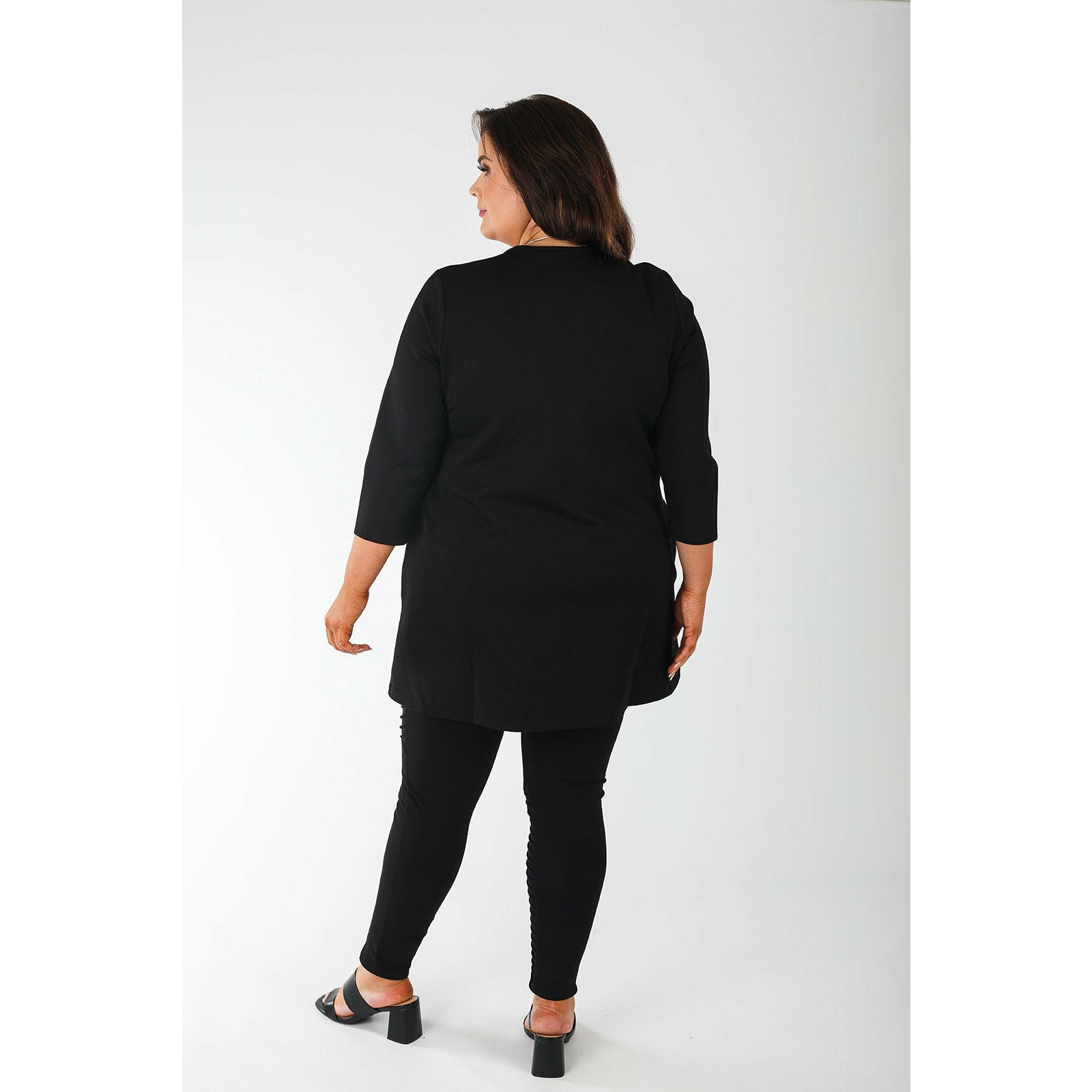 Mellomi Becky Tunic in Black - Wardrobe Plus