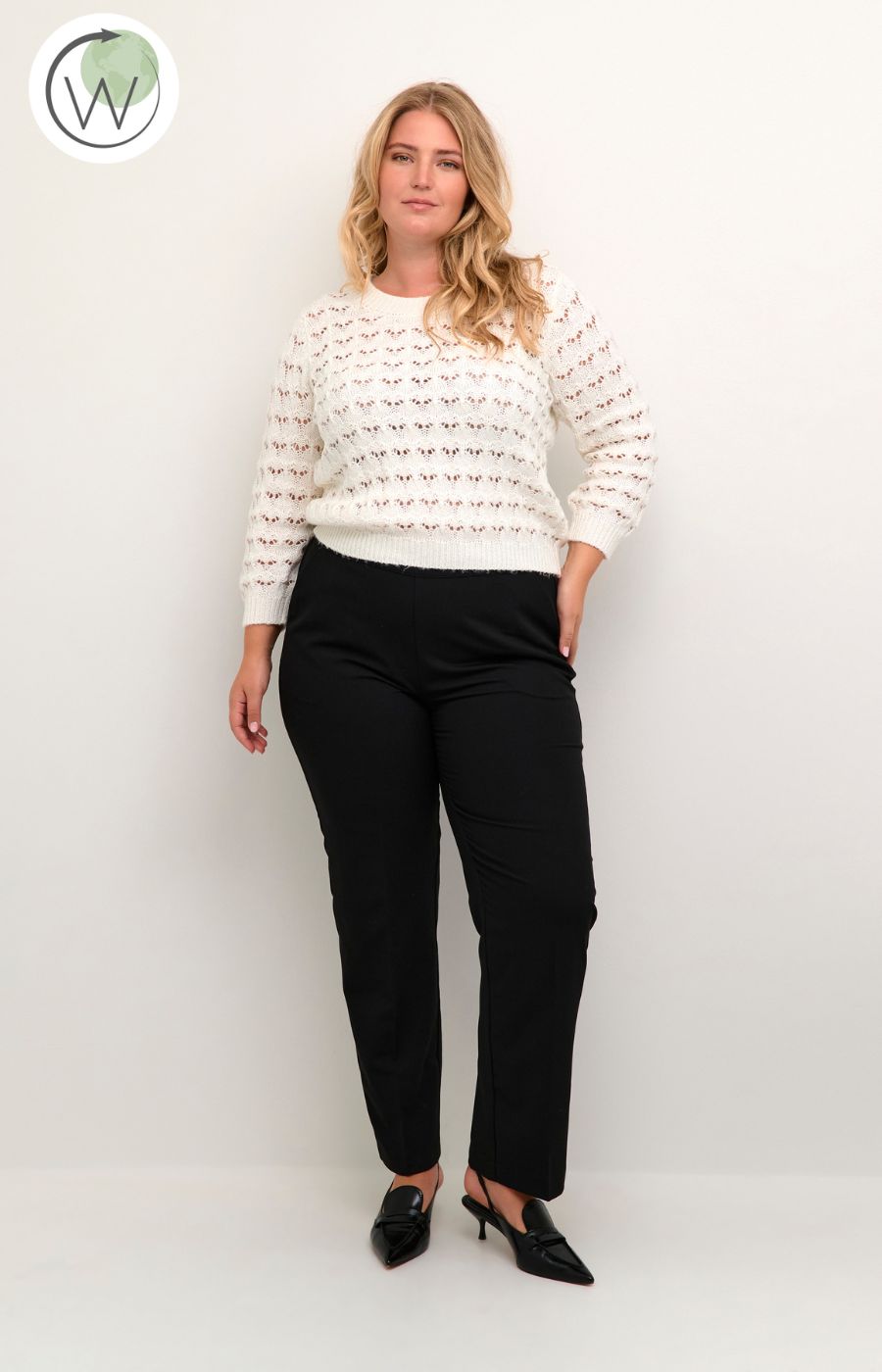 Kaffe Curve Helena Knit in Cream