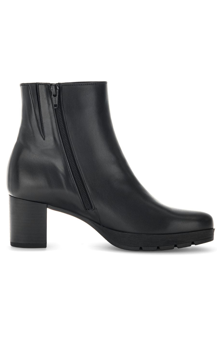 Gabor Platform Ankle Boots in Black