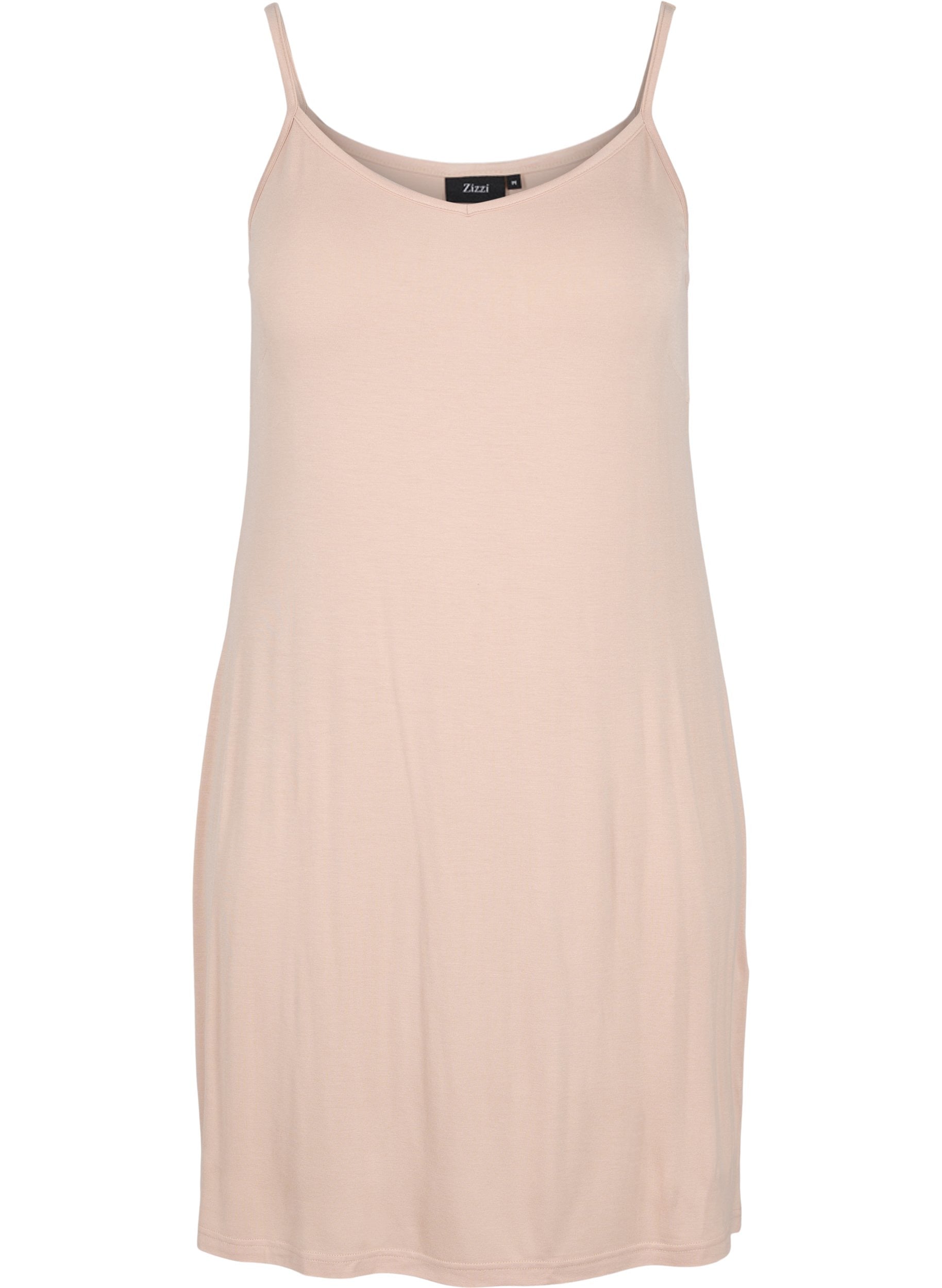 Zizzi Slip Dress in Nude