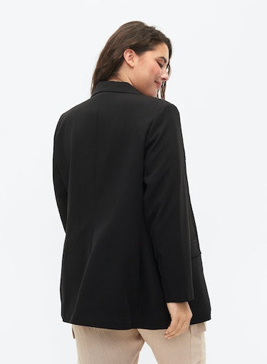 Zizzi Kasia Blazer in Black