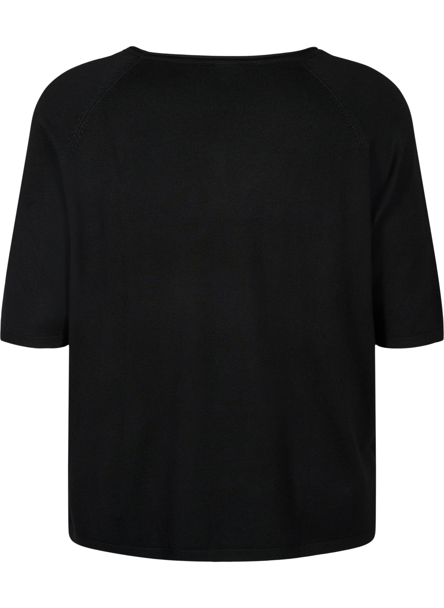 Zizzi Carrie Jumper in Black