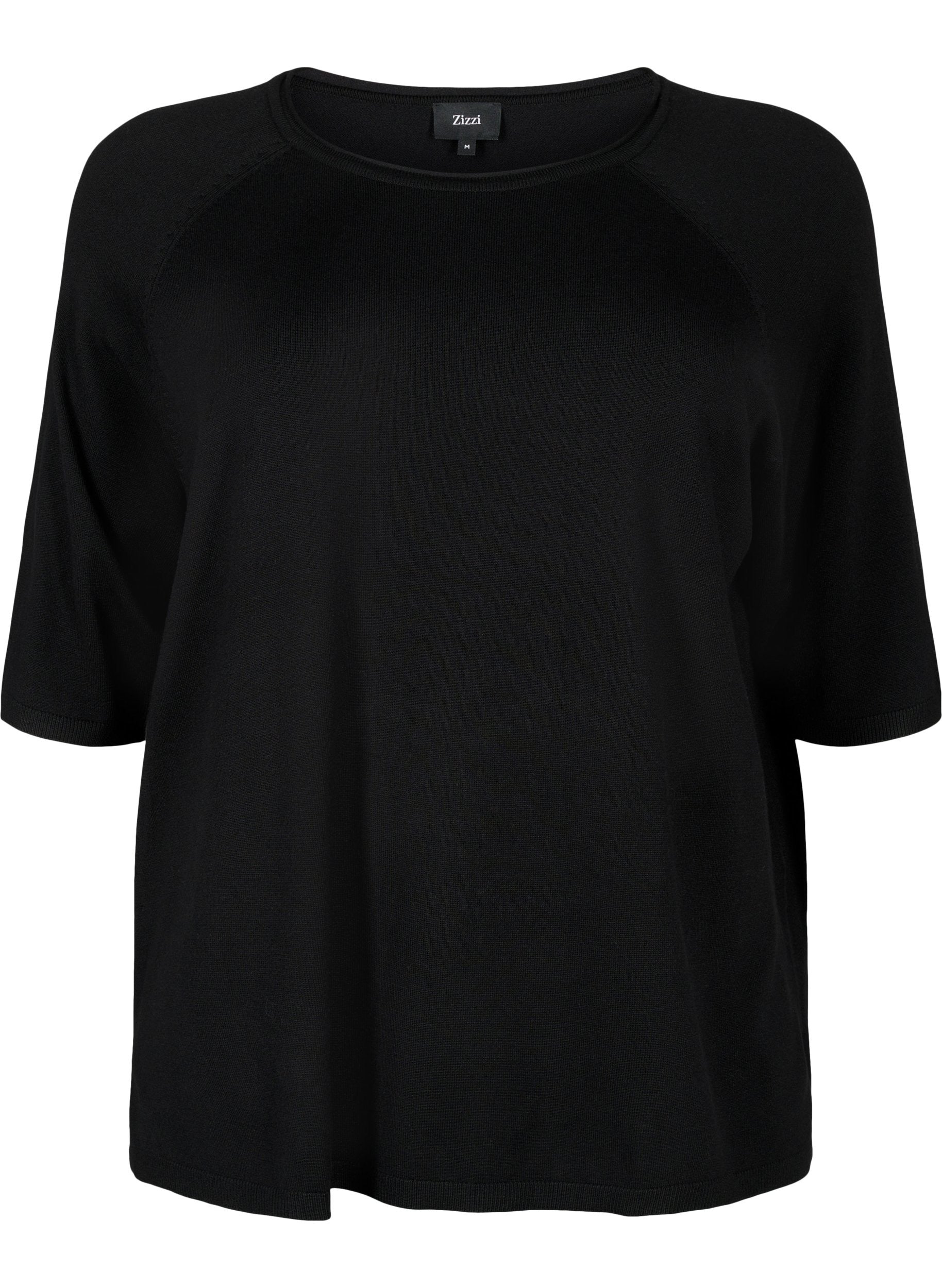Zizzi Carrie Jumper in Black