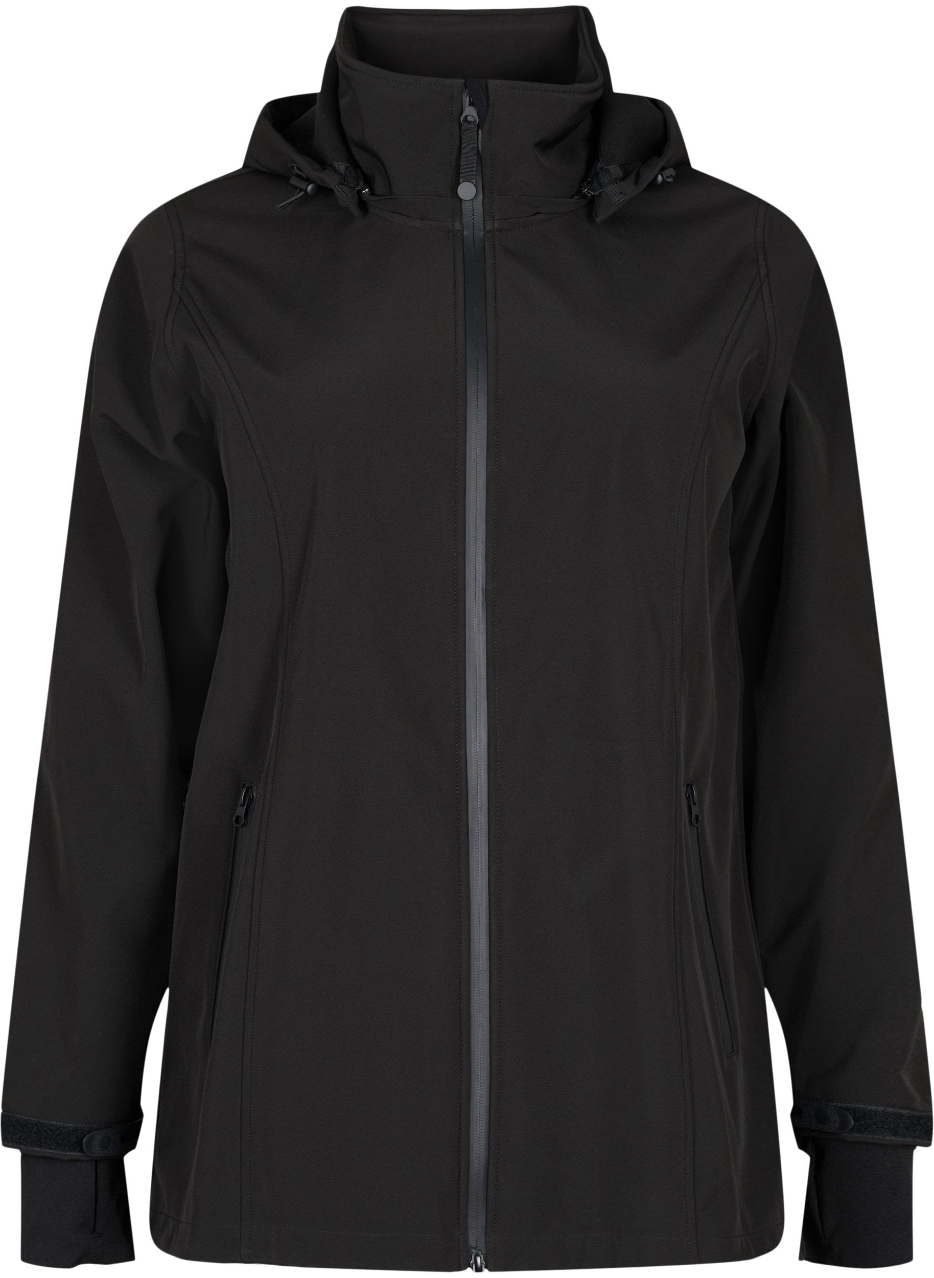 Zizzi Softshell Jacket in Black