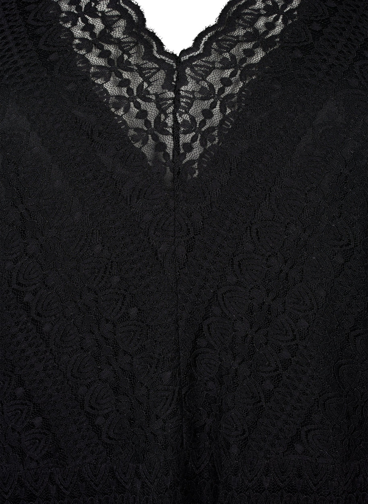 Zizzi Dana Lace Dress in Black