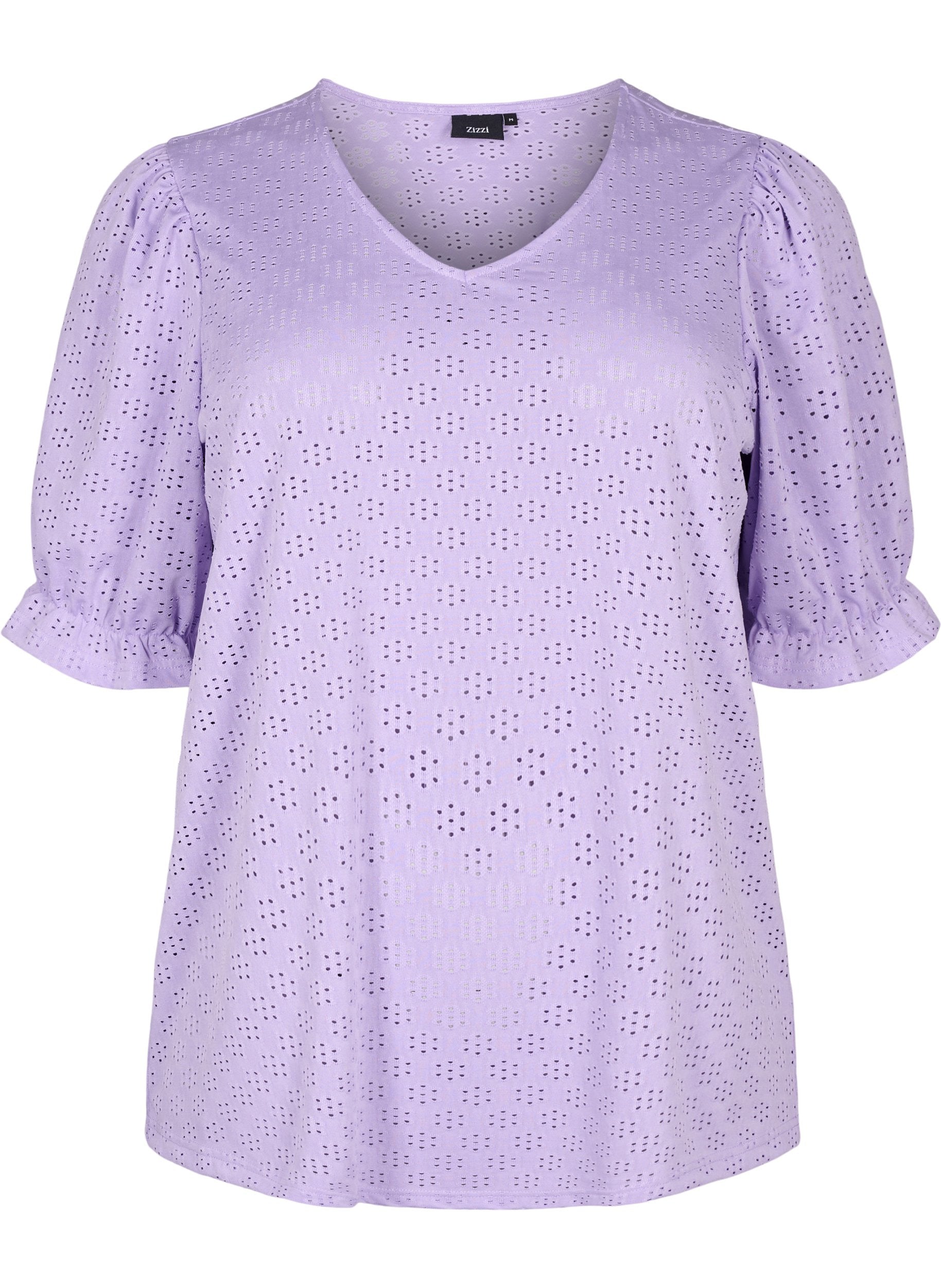 Zizzi Alabama Lilac Blouse