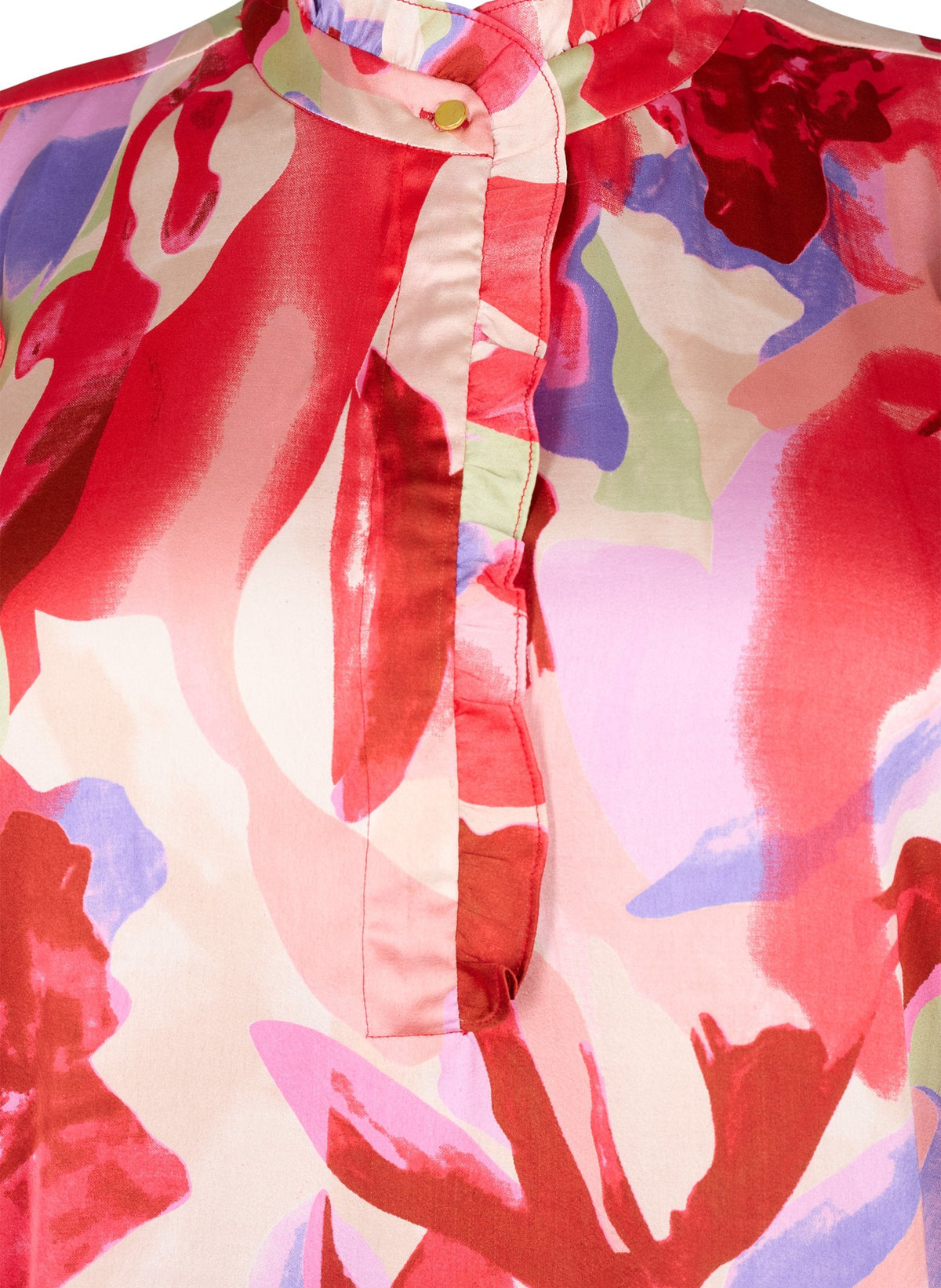 Zizzi Satin Fantom Shirt Blouse