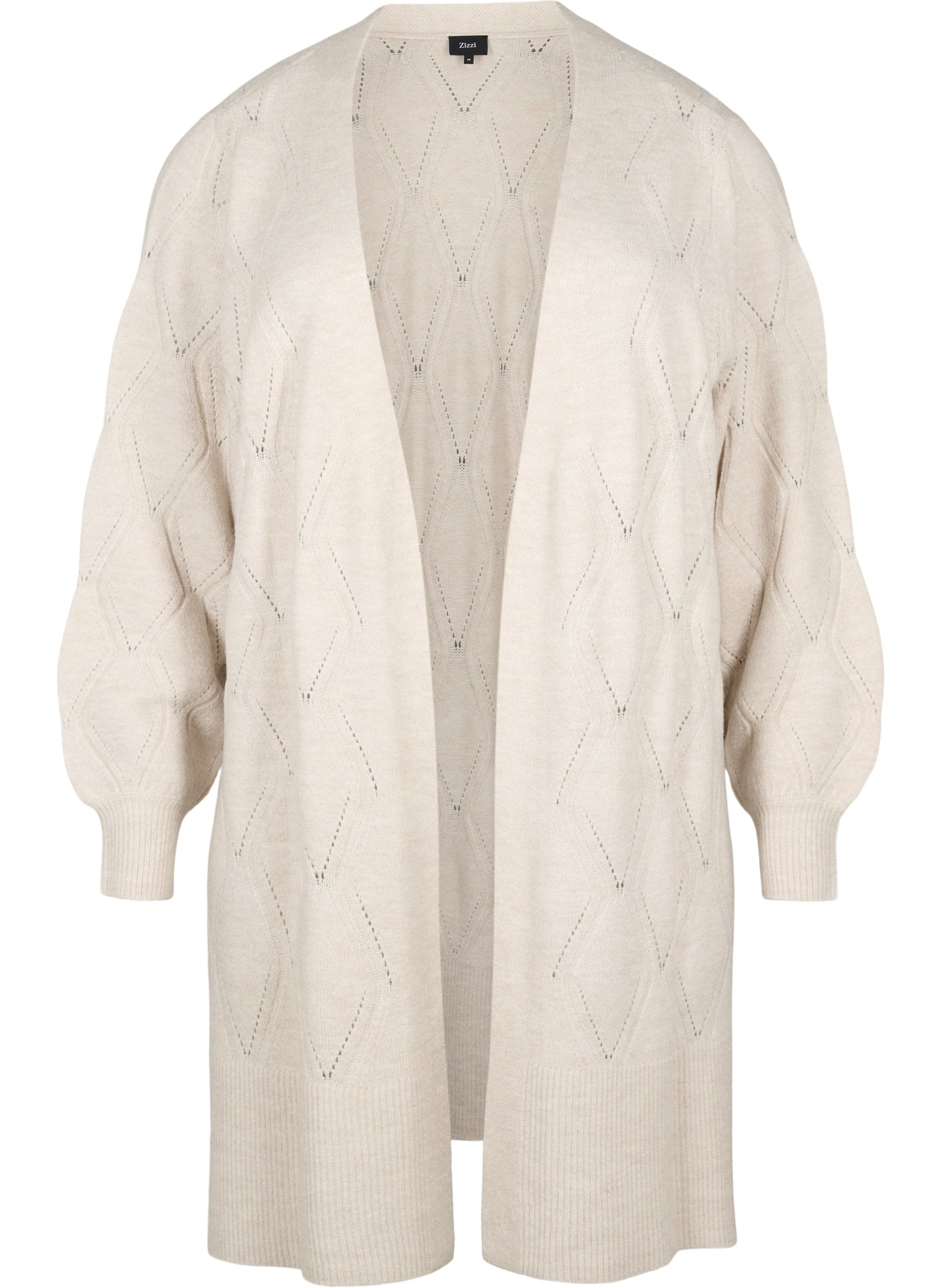Zizzi Ziggi Beige Cardigan