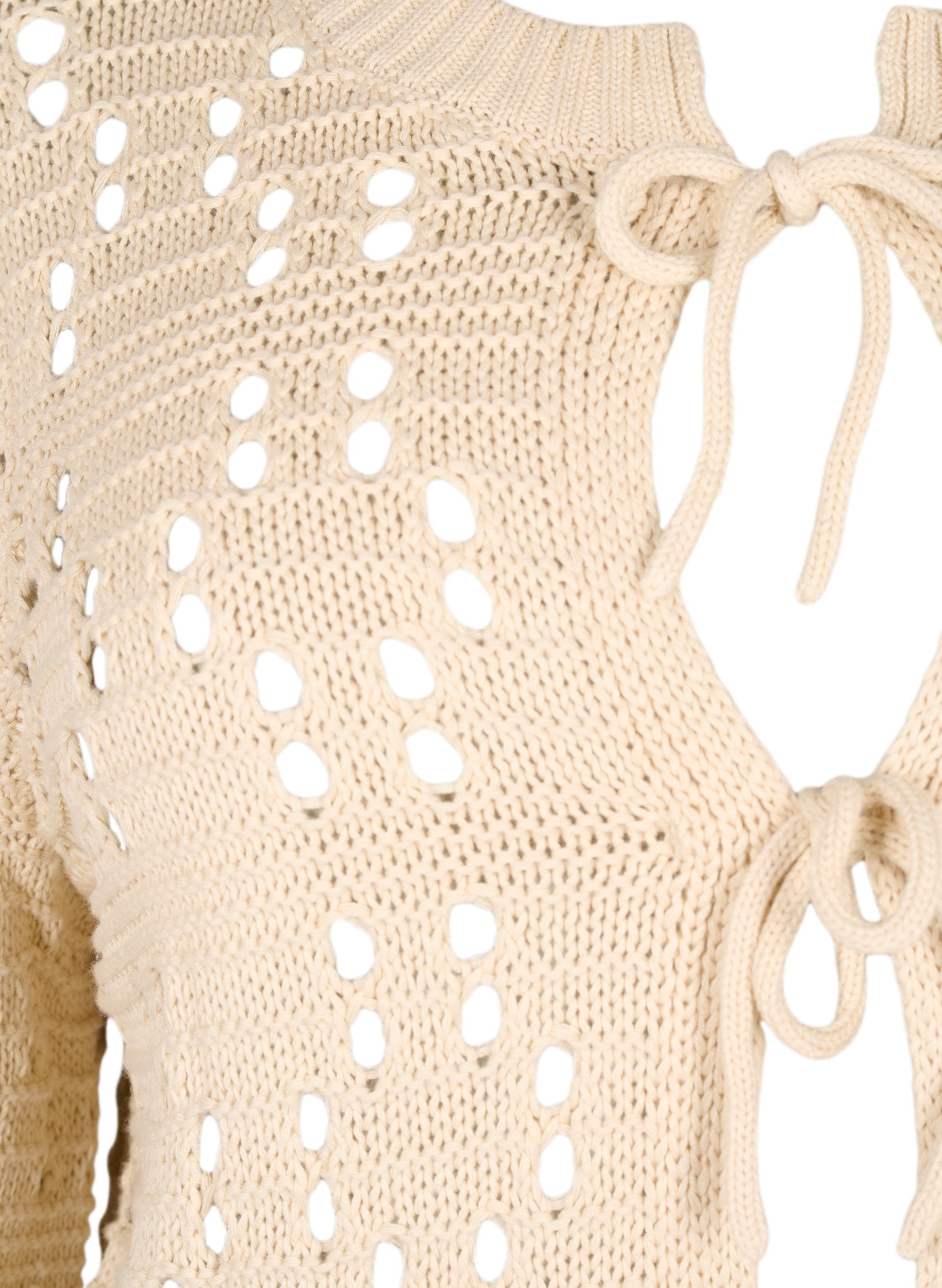 Zizzi Daisy Cardigan in Beige