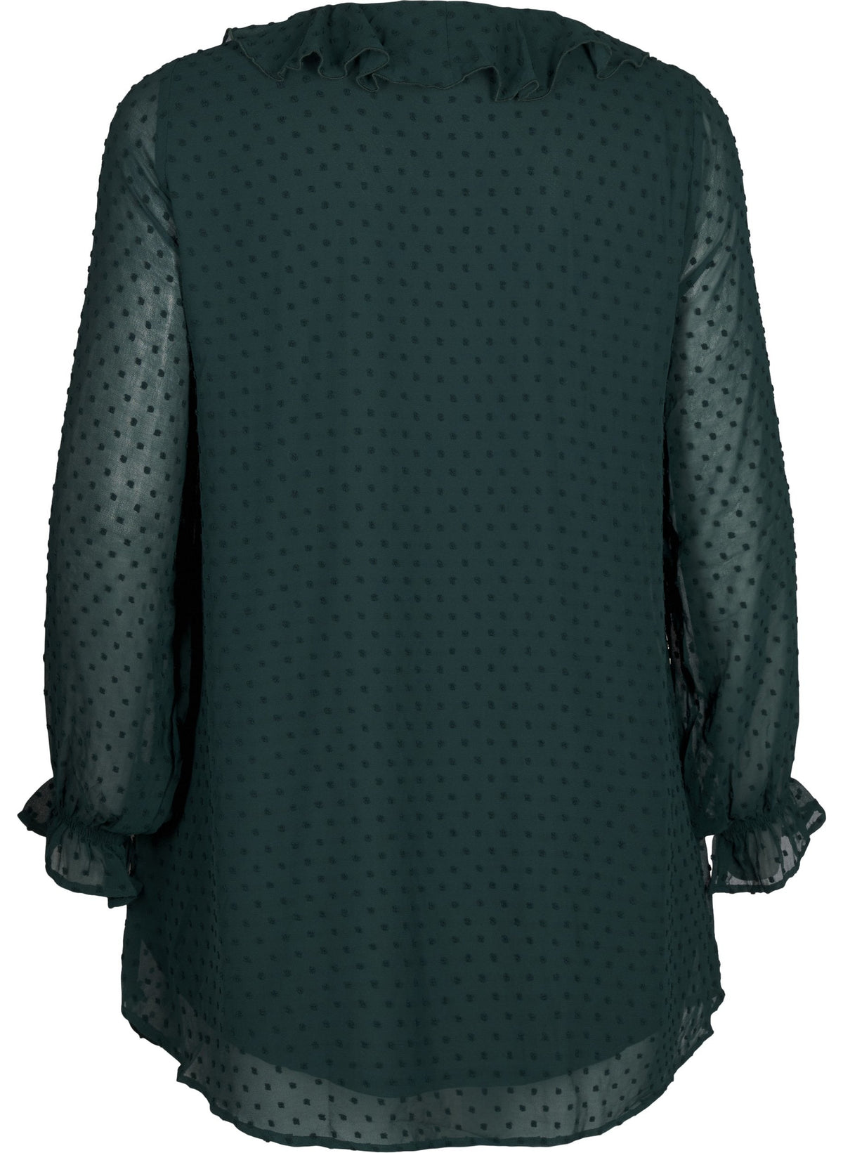Zizzi Silvia Tunic in Green