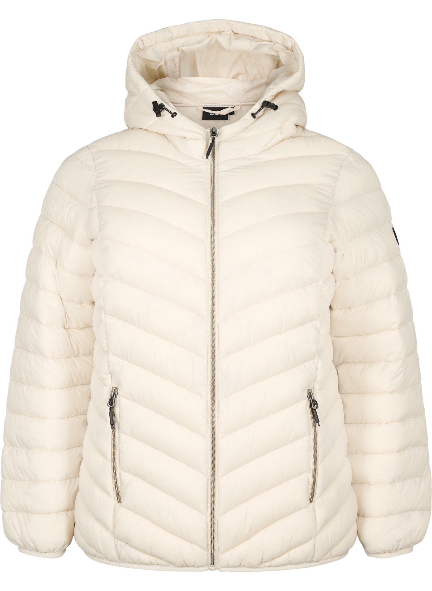 Zizzi Sally Lightweight Jacket in Cream