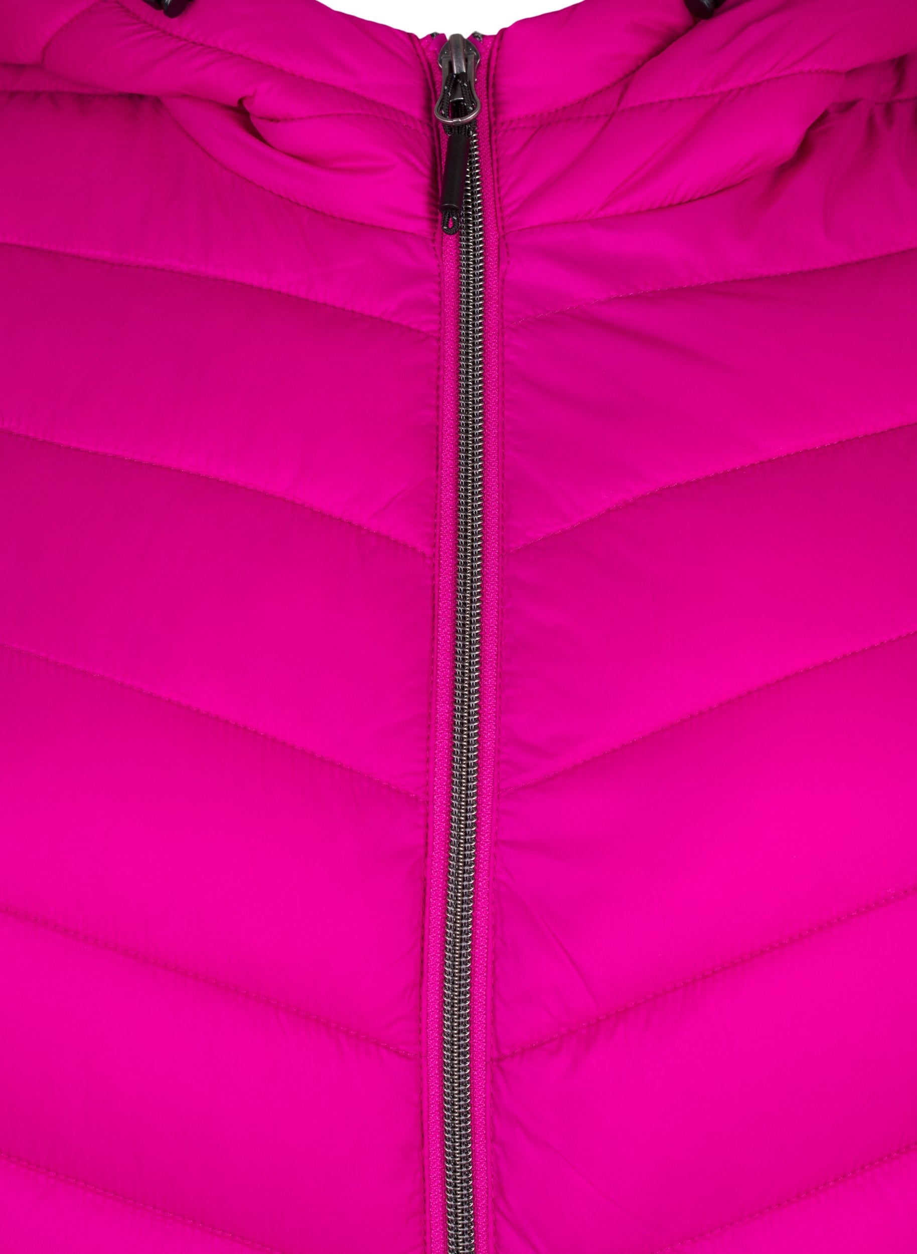 Zizzi Sally Lightweight Jacket in Fuchsia