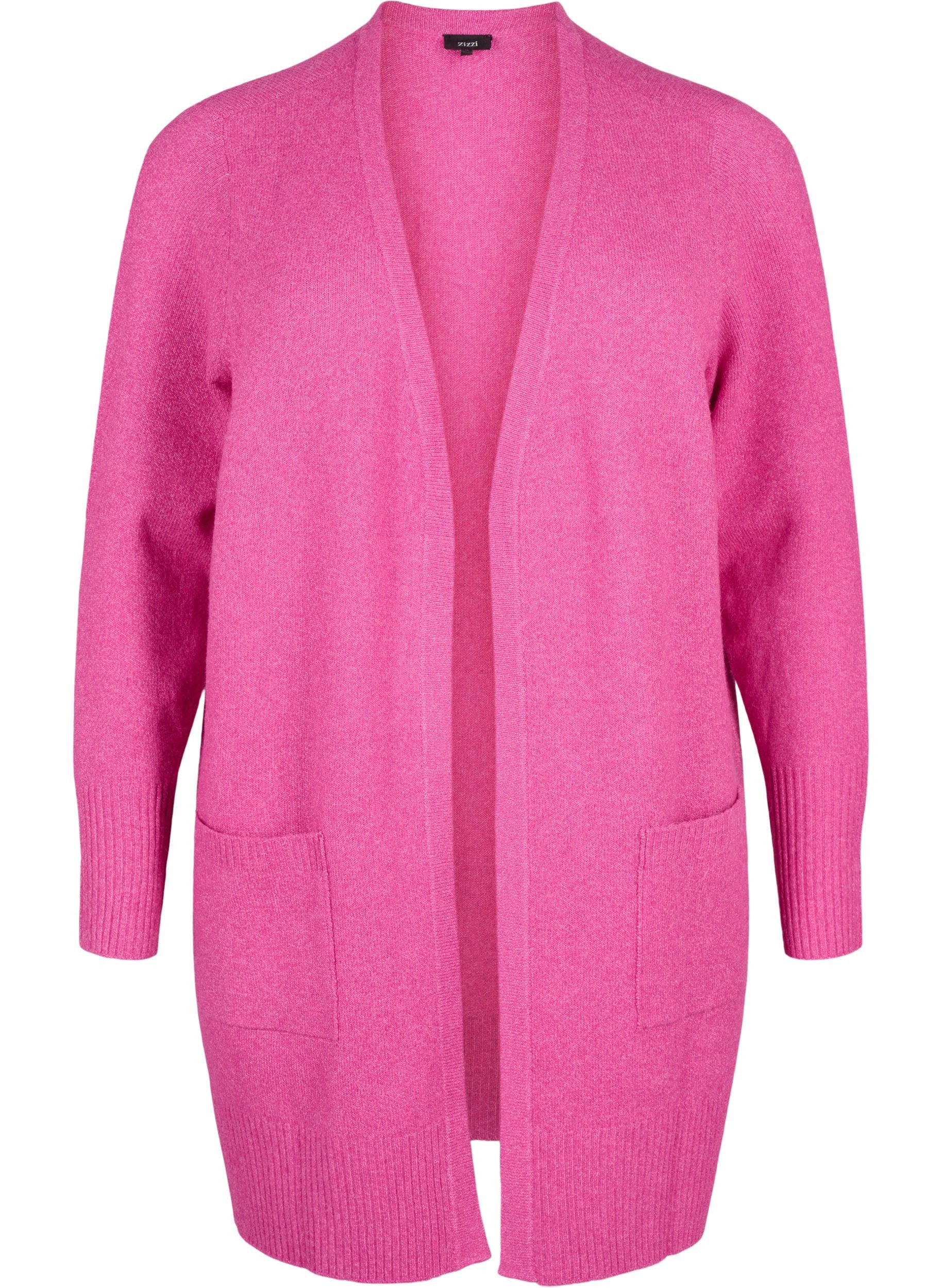 Zizzi Sunny Cardigan in Pink