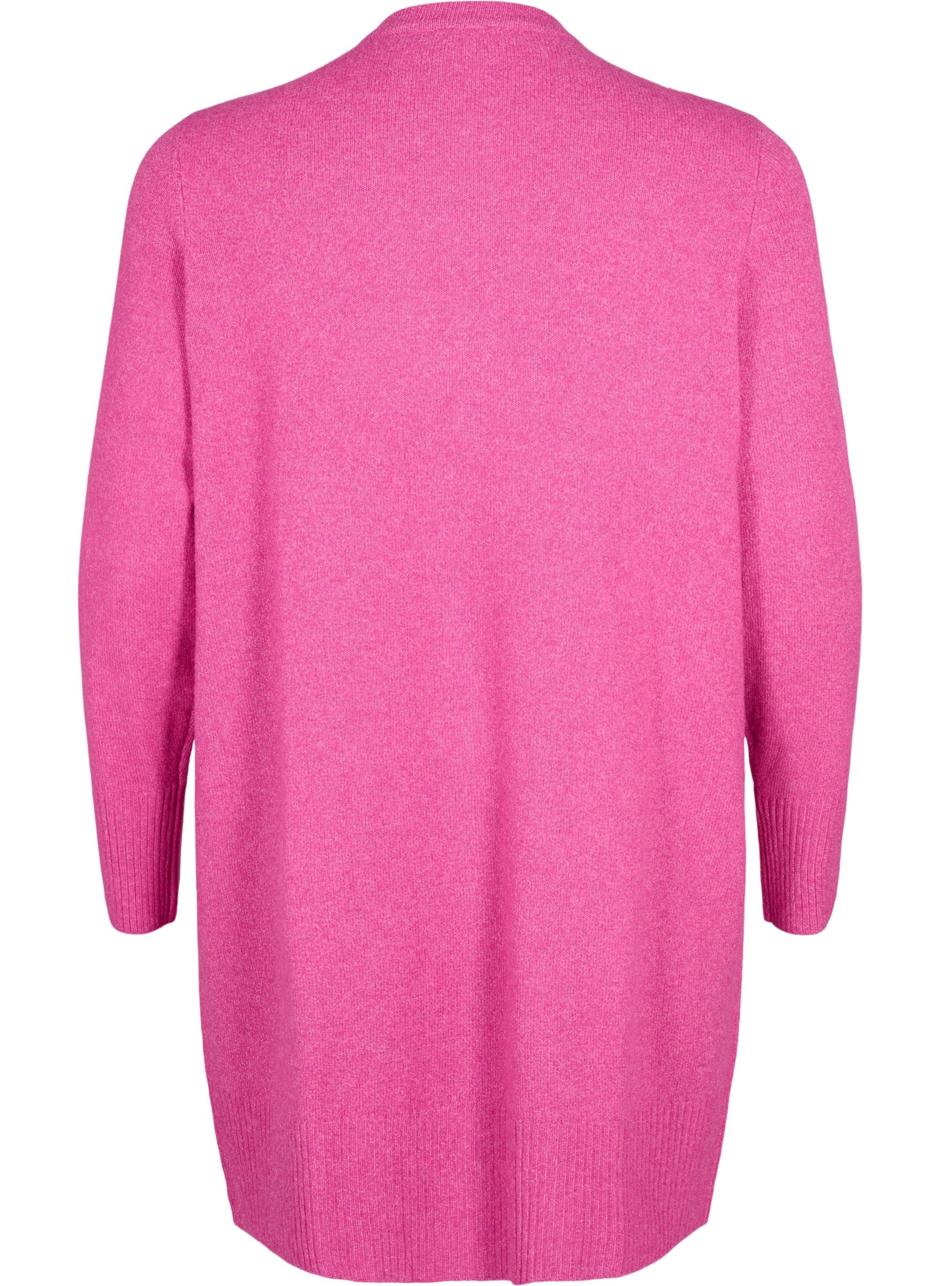 Zizzi Sunny Cardigan in Pink