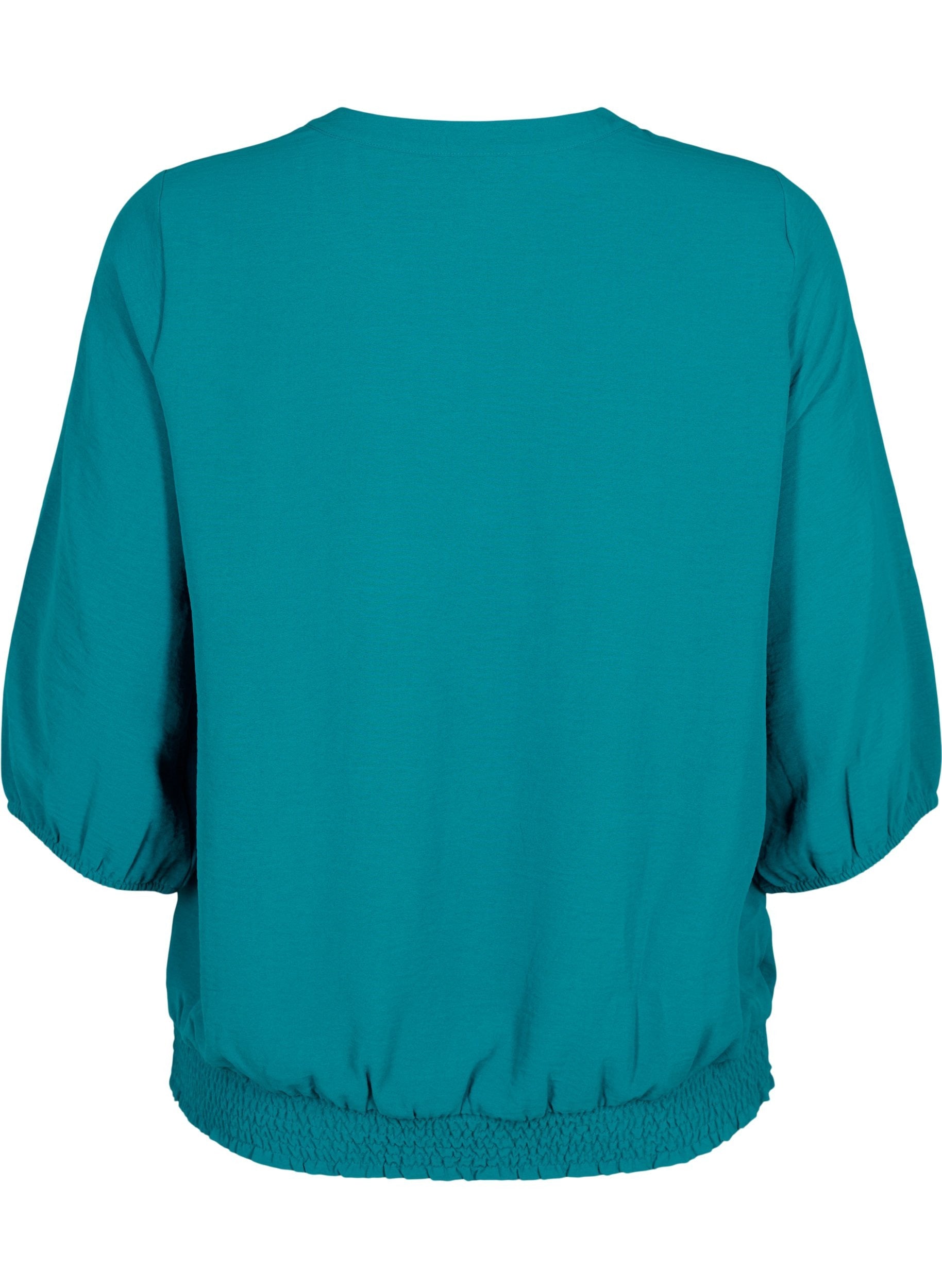 Zizzi Fikka Teal Blouse
