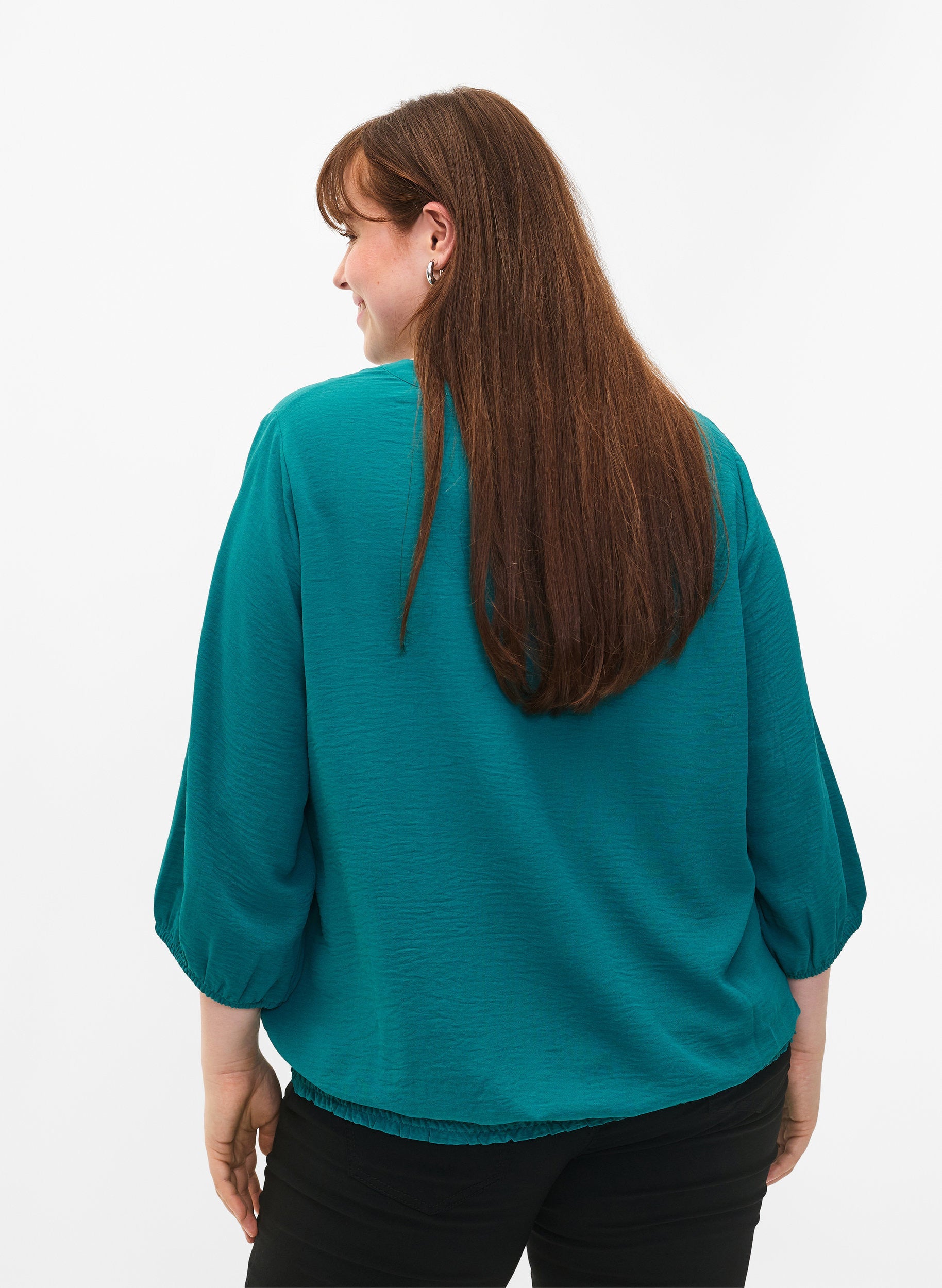 Zizzi Fikka Teal Blouse