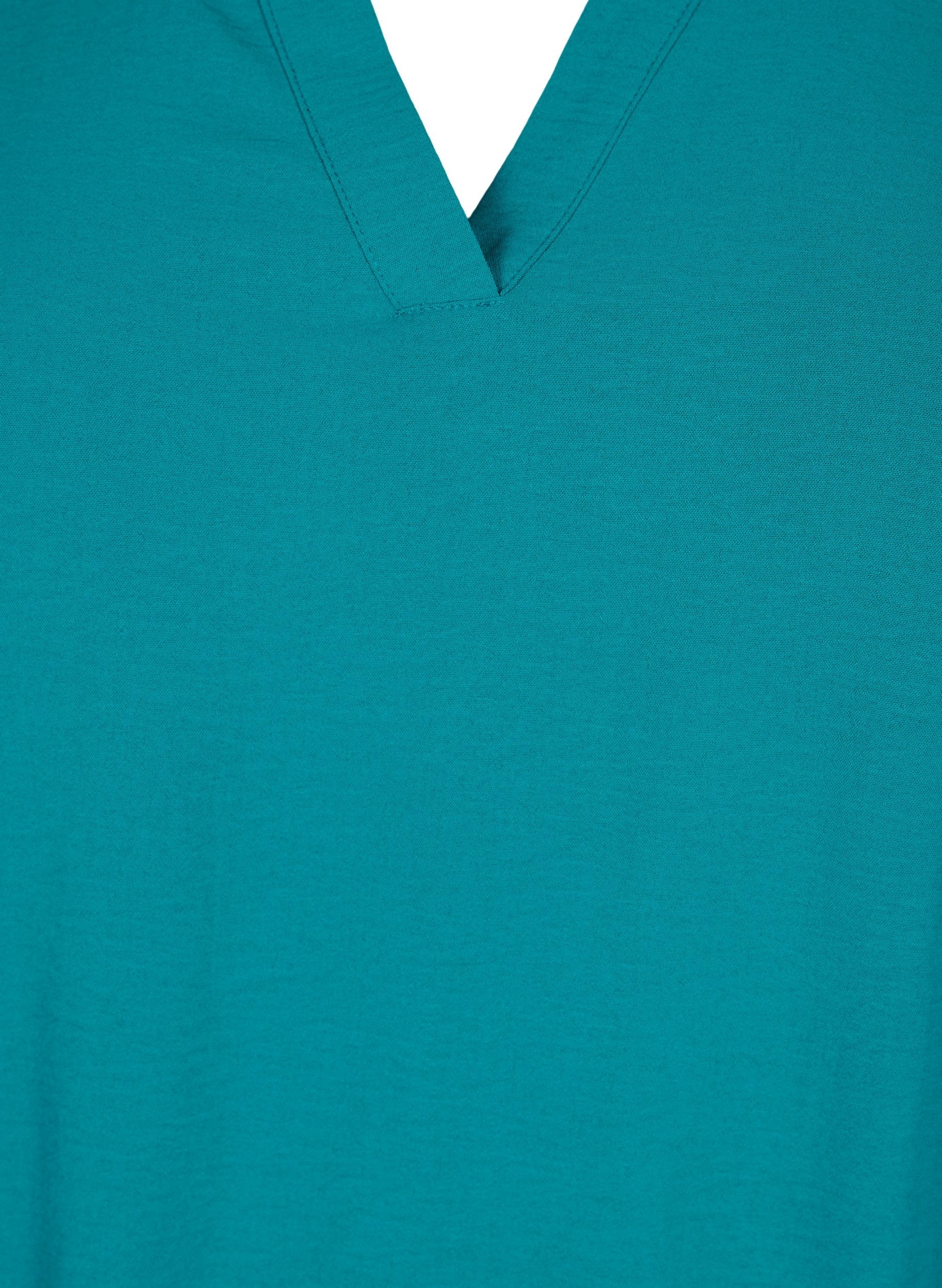 Zizzi Fikka Teal Blouse