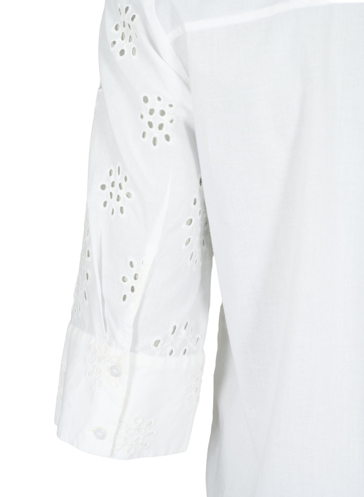 Zizzi Minna Shirt in White