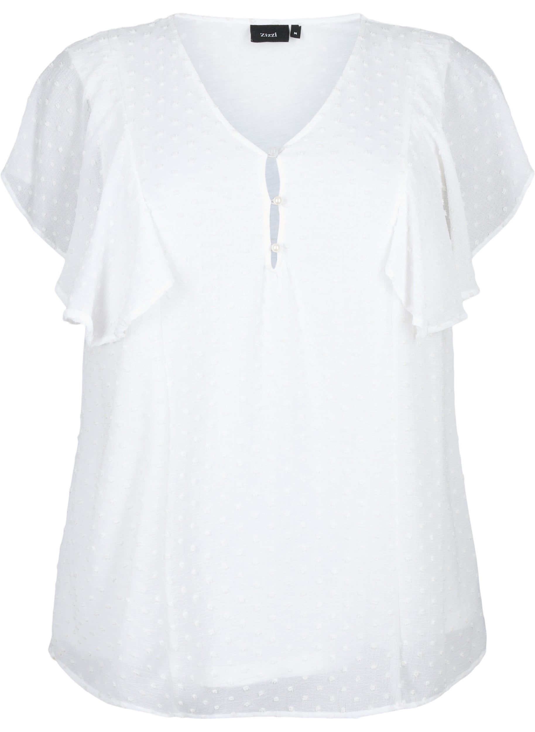Zizzi Mhajar Blouse in White