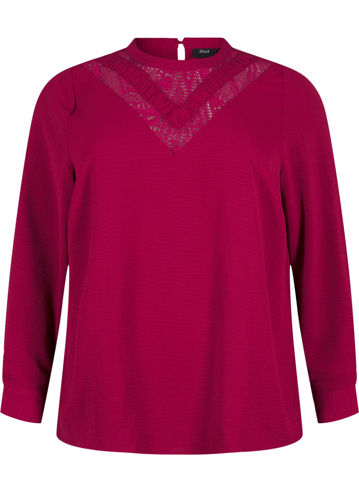 Zizzi Kamma Blouse in Red