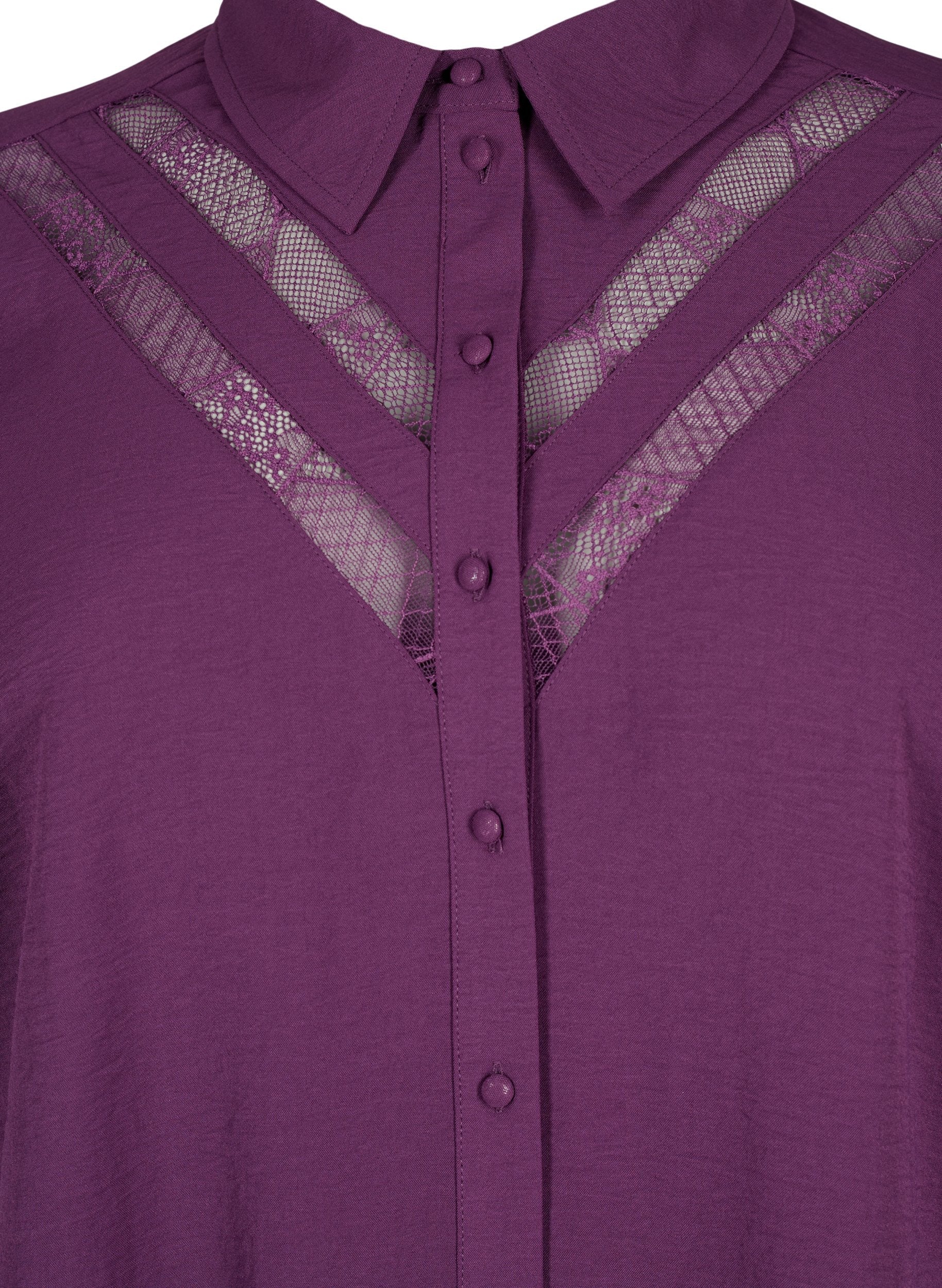 Zizzi Amma Tunic in Purple