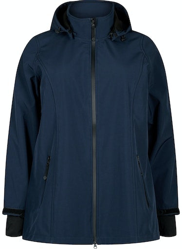 Zizzi Softshell Jacket in Navy