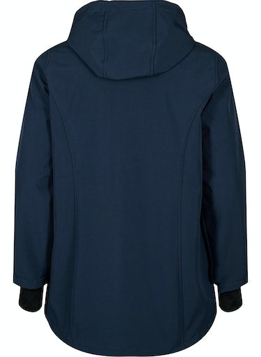 Zizzi Softshell Jacket in Navy