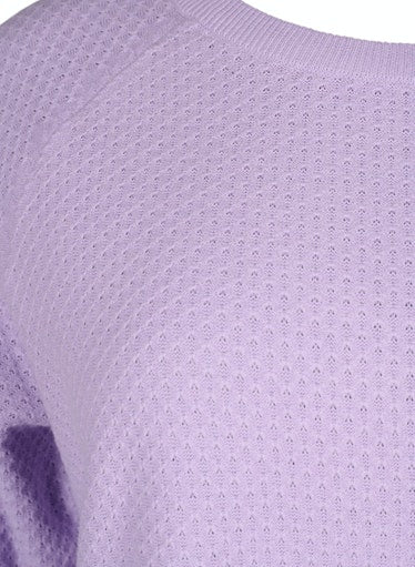 Zizzi Melsa Jumper in Lavender