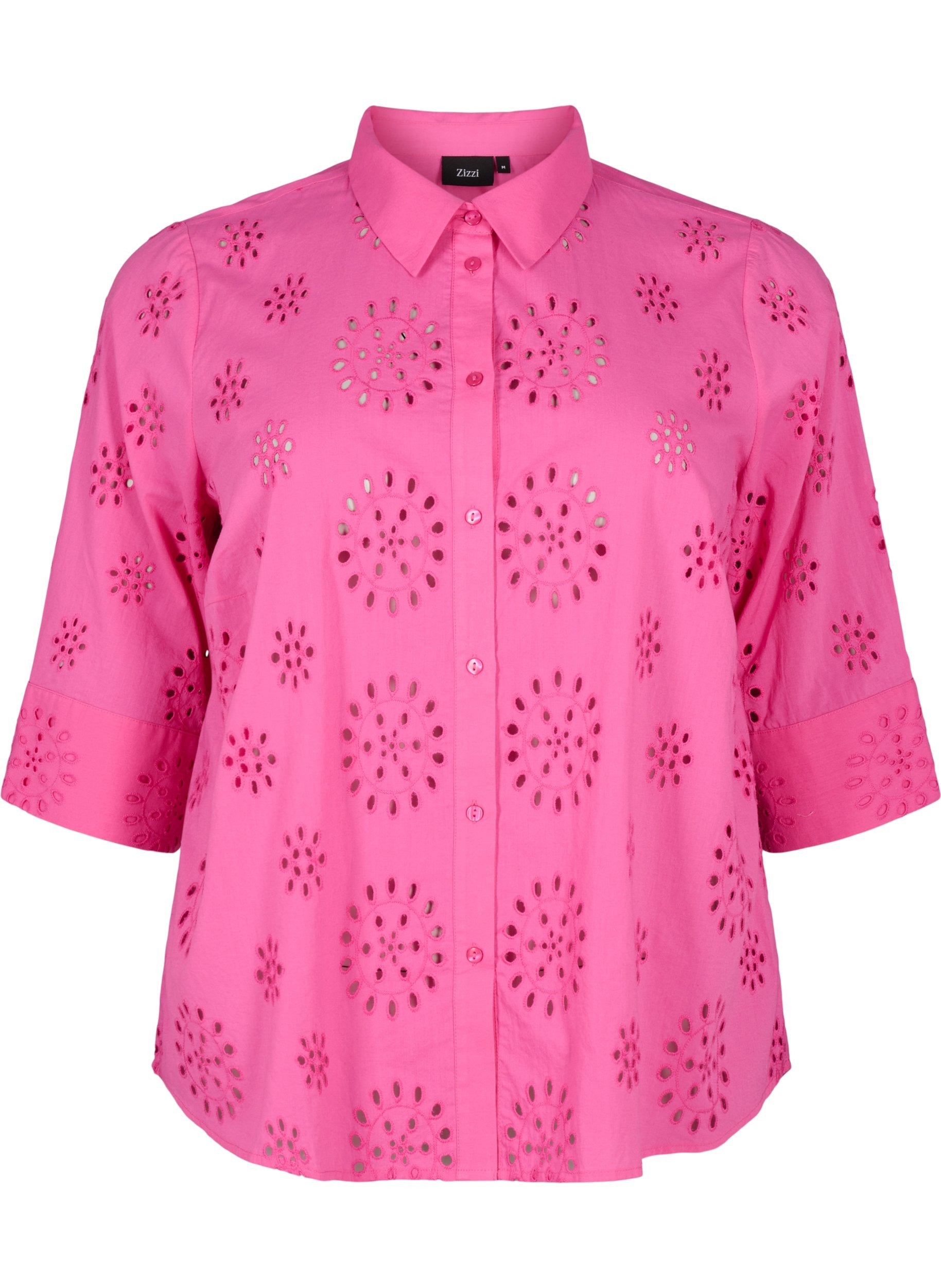 Zizzi Minna Shirt in Pink