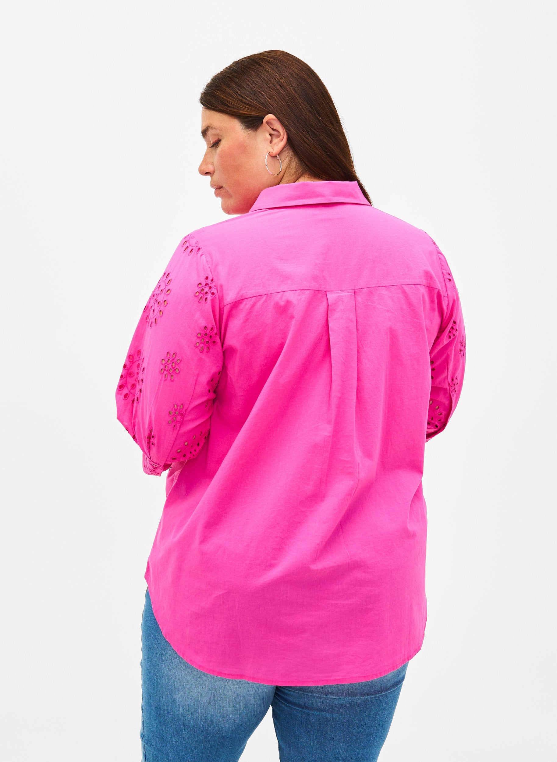 Zizzi Minna Shirt in Pink