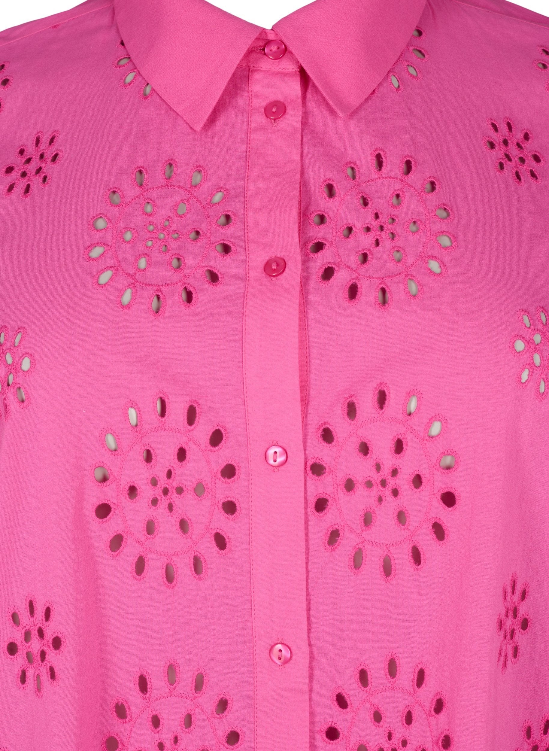Zizzi Minna Shirt in Pink
