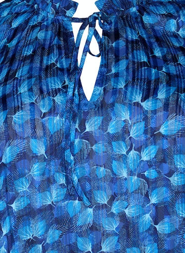 Zizzi Lucy Leaf Print Blouse