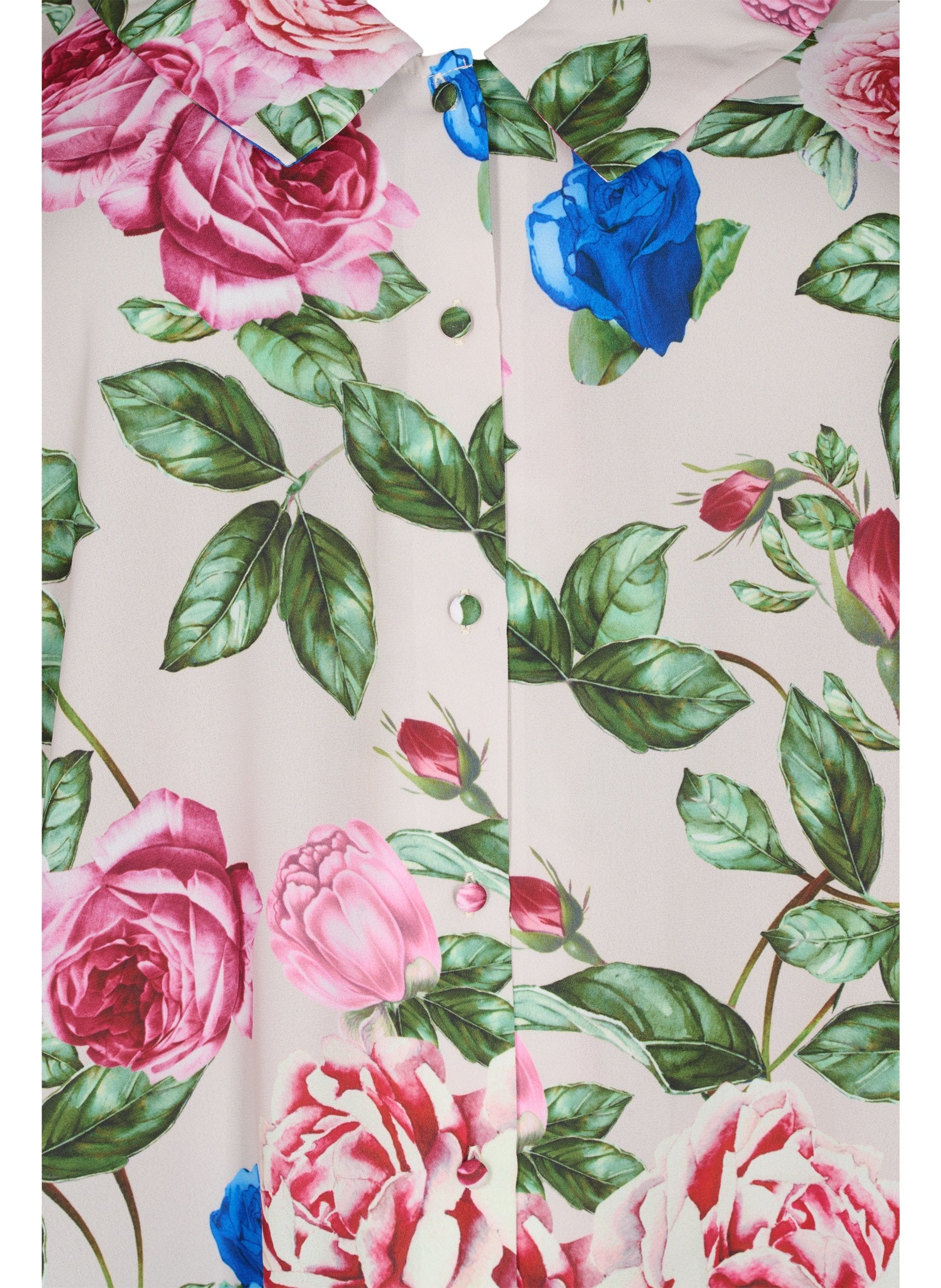 Zizzi Ruby Floral Long Sleeve Blouse