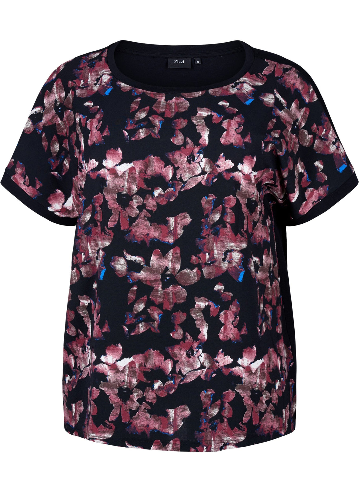 Zizzi Fikka Abstract Floral Top