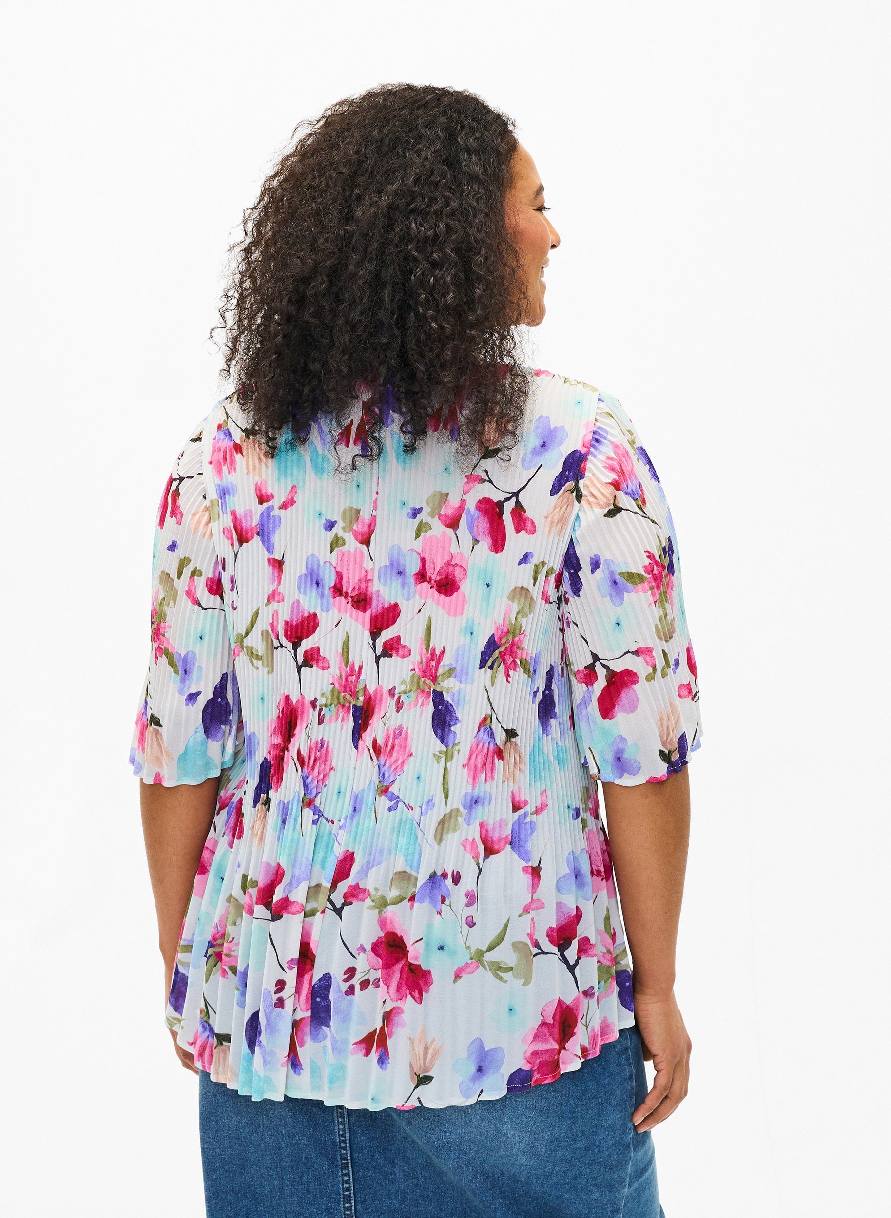 Zizzi Cathrine Floral Blouse