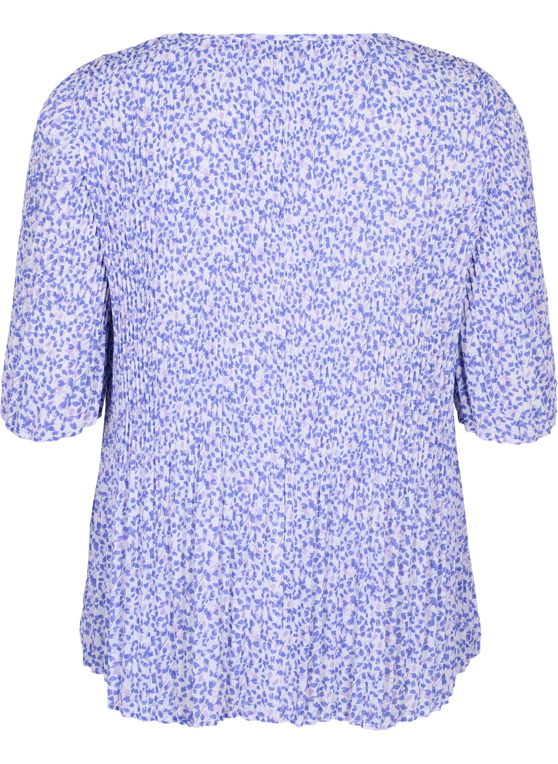 Zizzi Cathrine Lavender Blouse