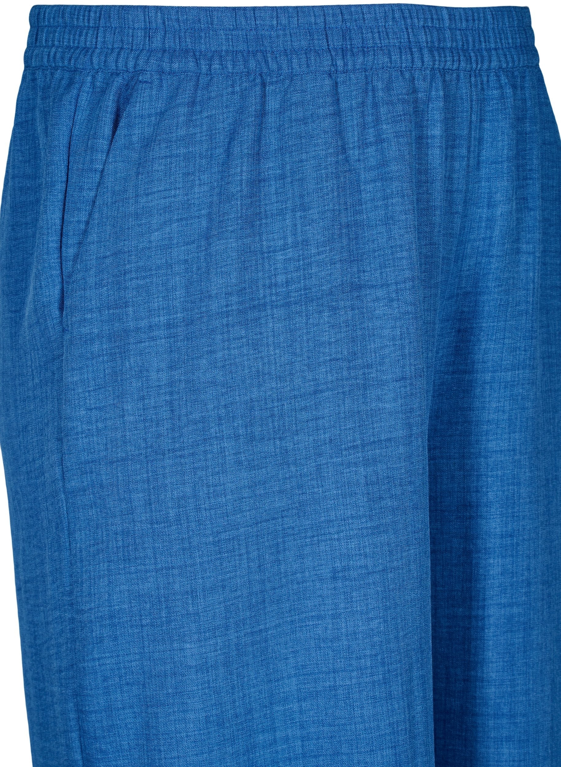 Zizzi Alabama Trousers in Denim Blue