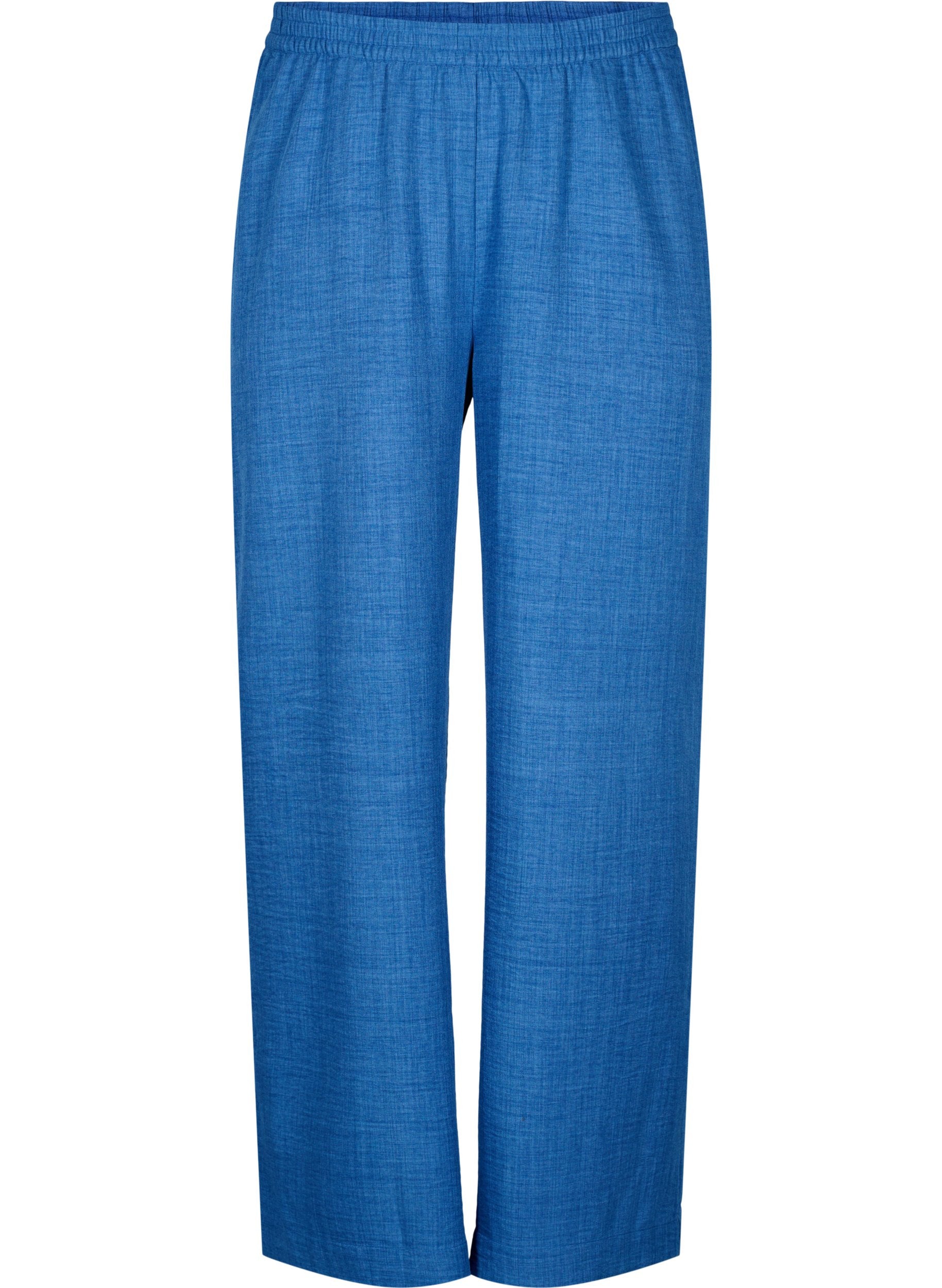 Zizzi Alabama Trousers in Denim Blue