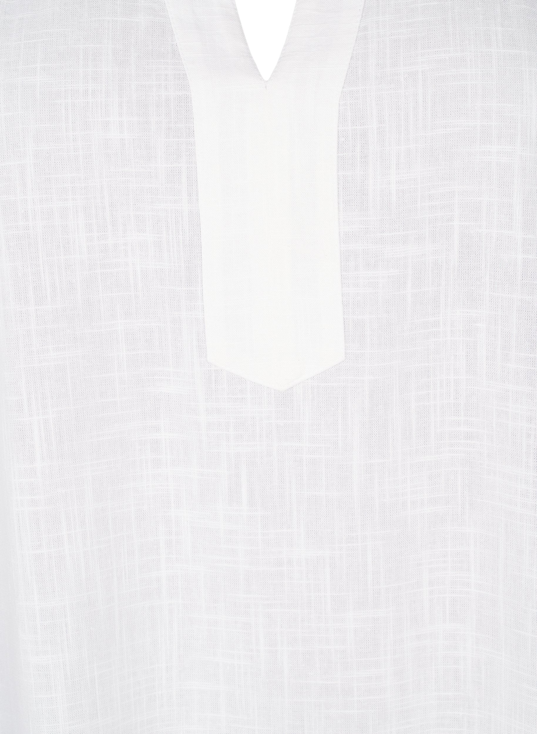 Zizzi Anna Tunic in White
